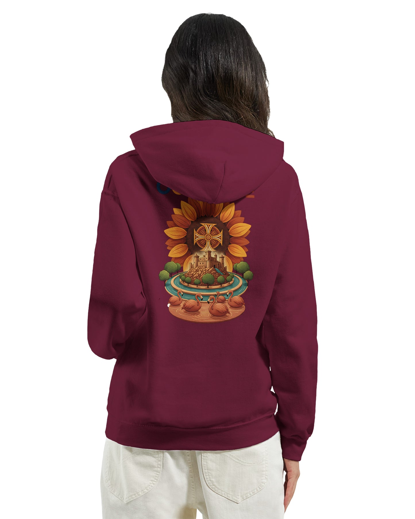 Klassischer Unisex-Kapuzenpullover Okzitanien | Gildan® 18500