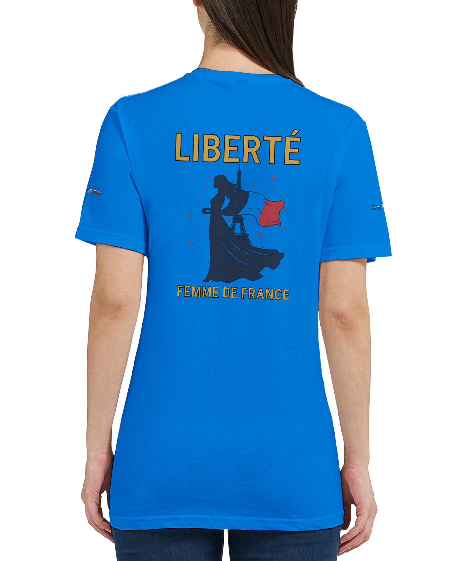 T-Shirt Freiheit Damen französischer Stil klassischer Rundhalsausschnitt | Gildan® 64000L