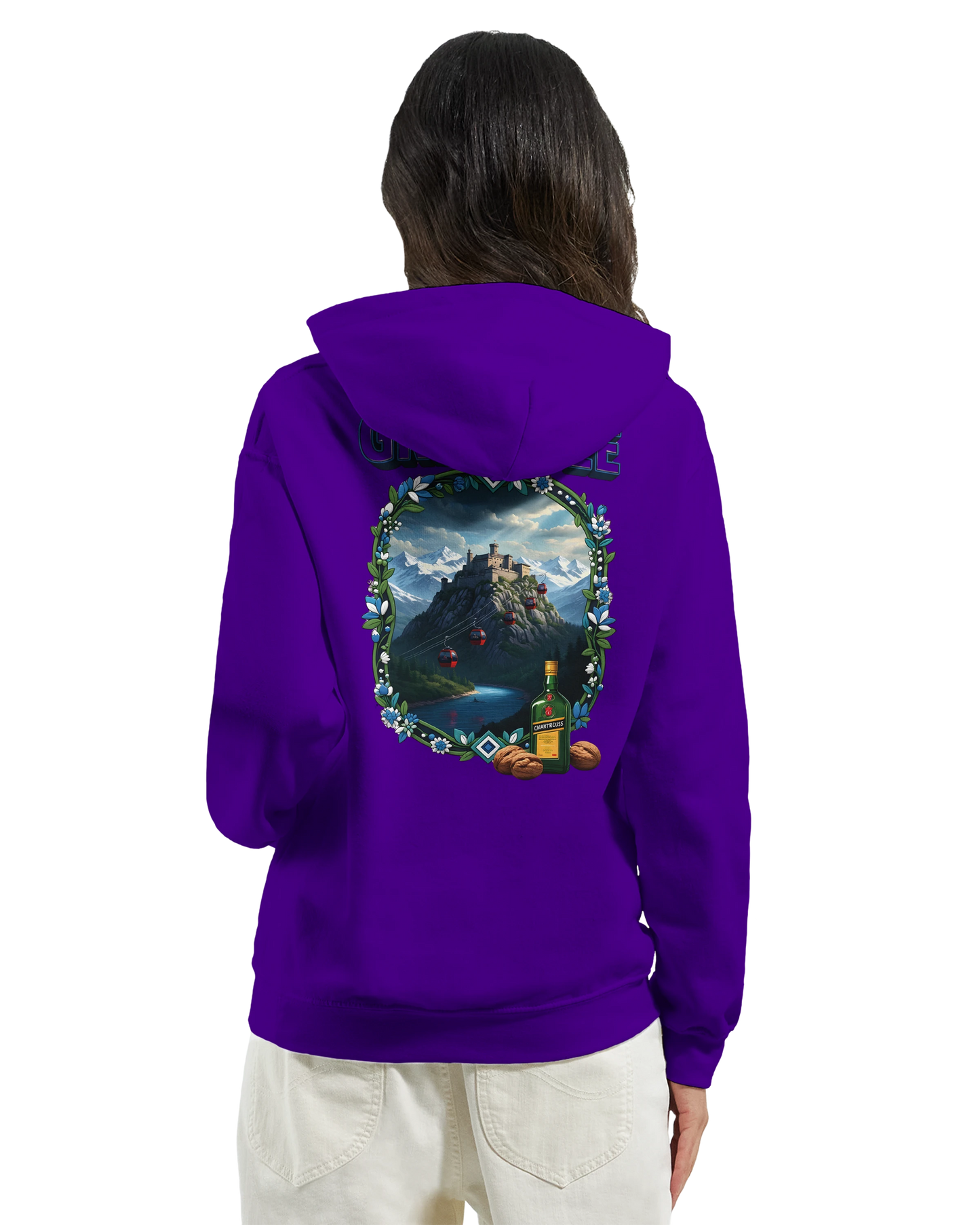 Kapuzenpullover Grenoble Stadt in Frankreich Unisex Classic | Gildan® 18500