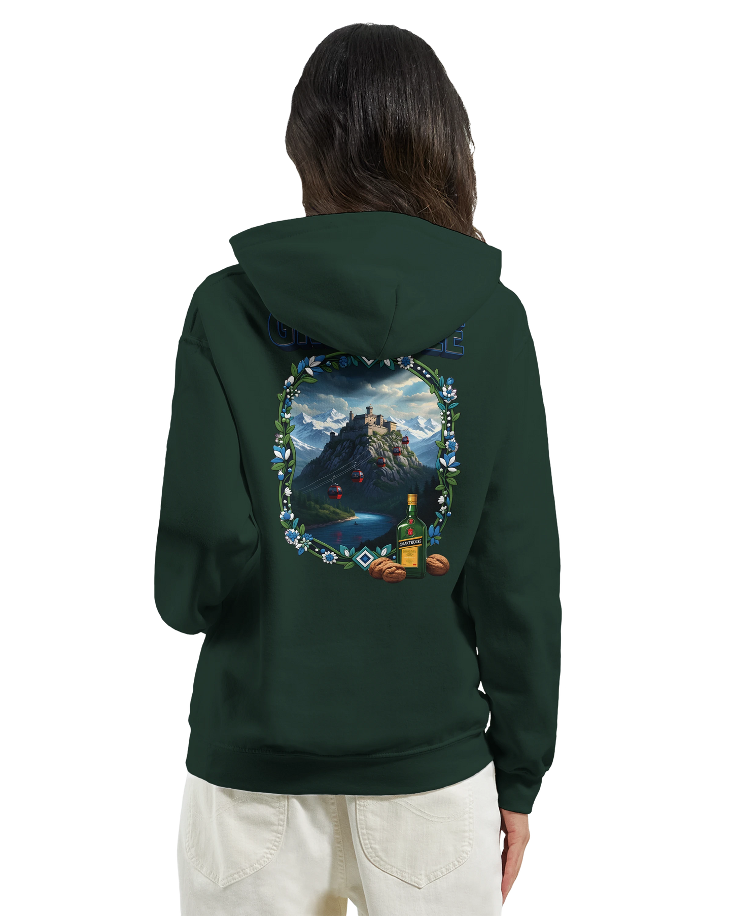 Kapuzenpullover Grenoble Stadt in Frankreich Unisex Classic | Gildan® 18500
