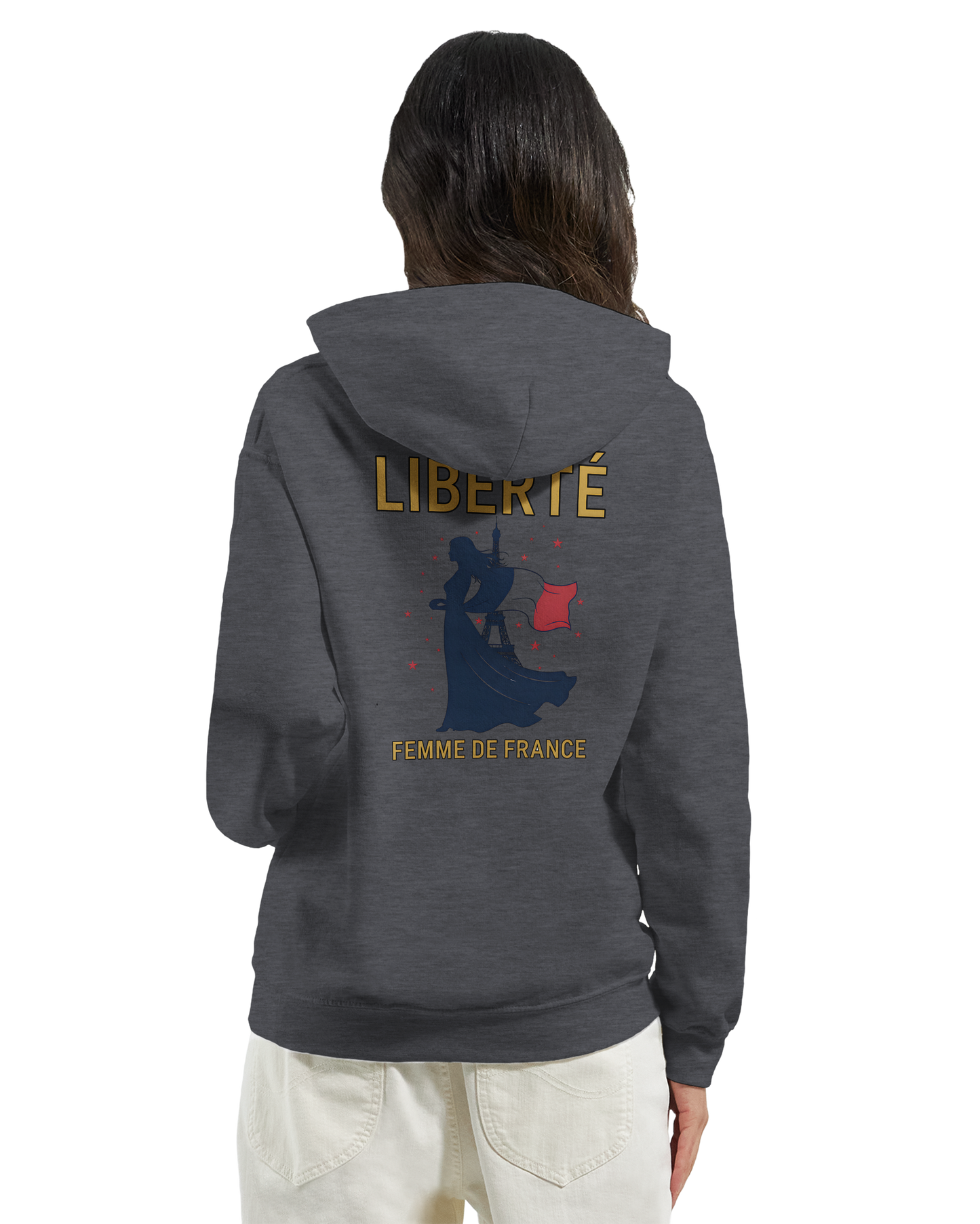 Kapuzenpullover Freiheit Damen French Classic Stil | Gildan® 18500