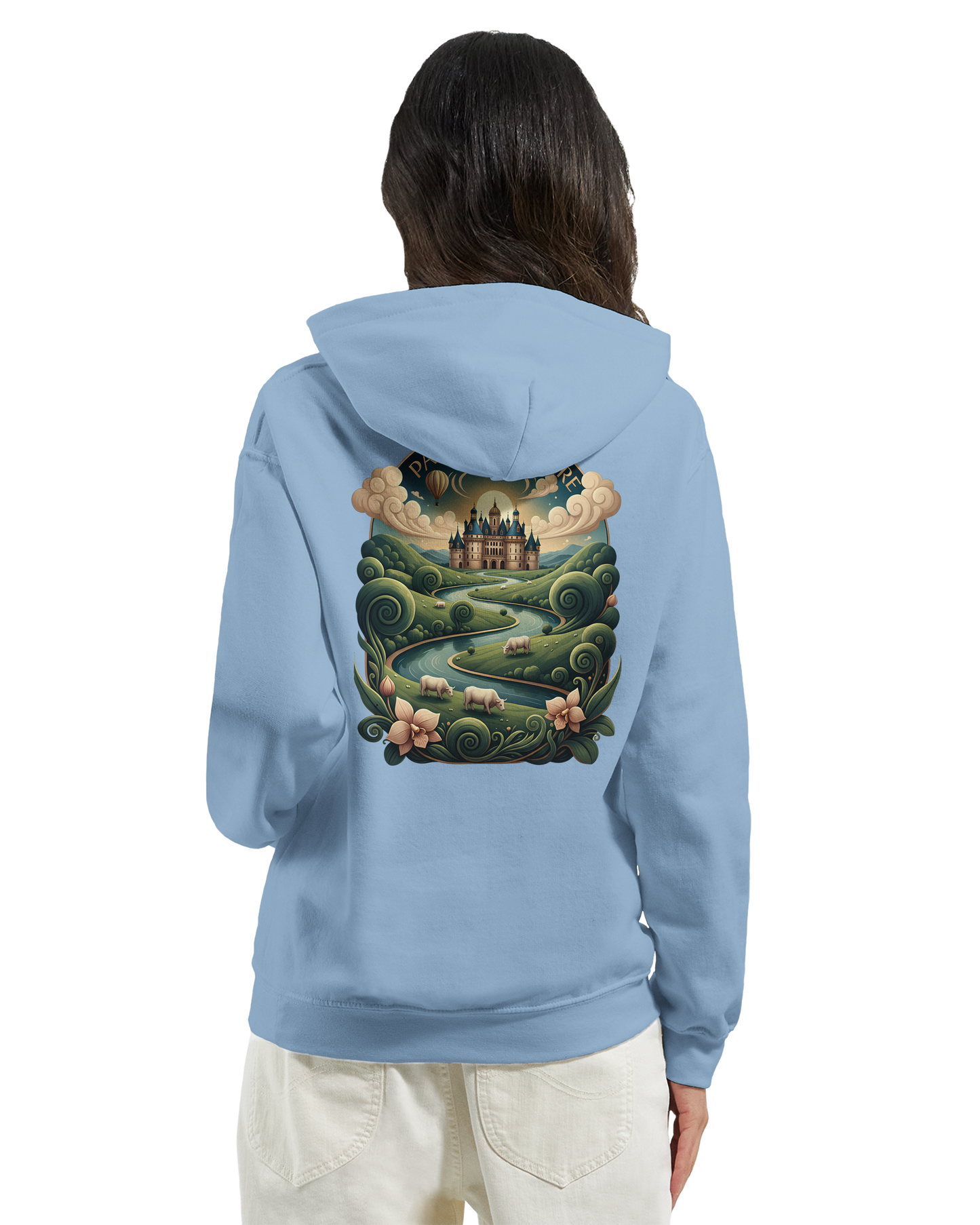 Klassischer Unisex-Kapuzenpullover Pays de la Loire | Gildan® 18500