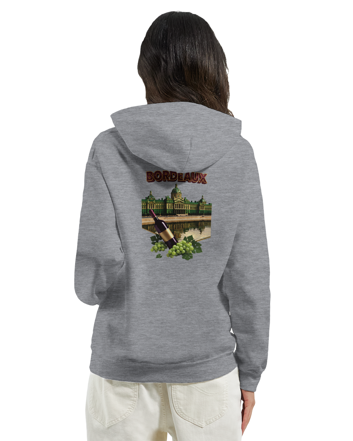 Unisex-Hoodie Bordeaux Stadt Frankreich klassisch | Gildan® 18500
