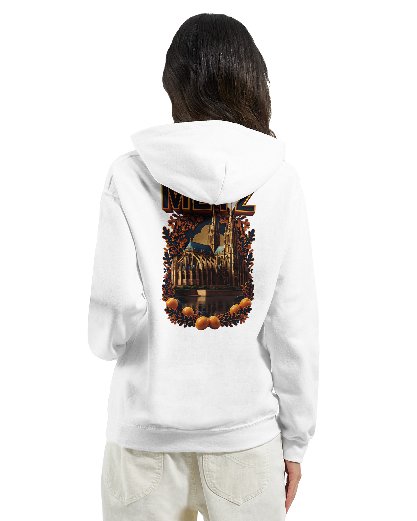 Unisex-Hoodie Metz Stadt Frankreich klassisch | Gildan® 18500