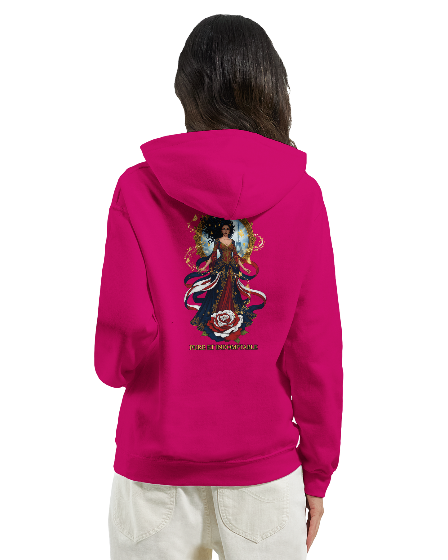 - Kapuzenpullover Damen French Style klassisch l'âme de France | Gildan® 18500