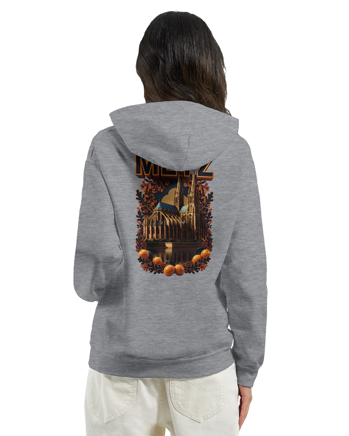 Unisex-Hoodie Metz Stadt Frankreich klassisch | Gildan® 18500