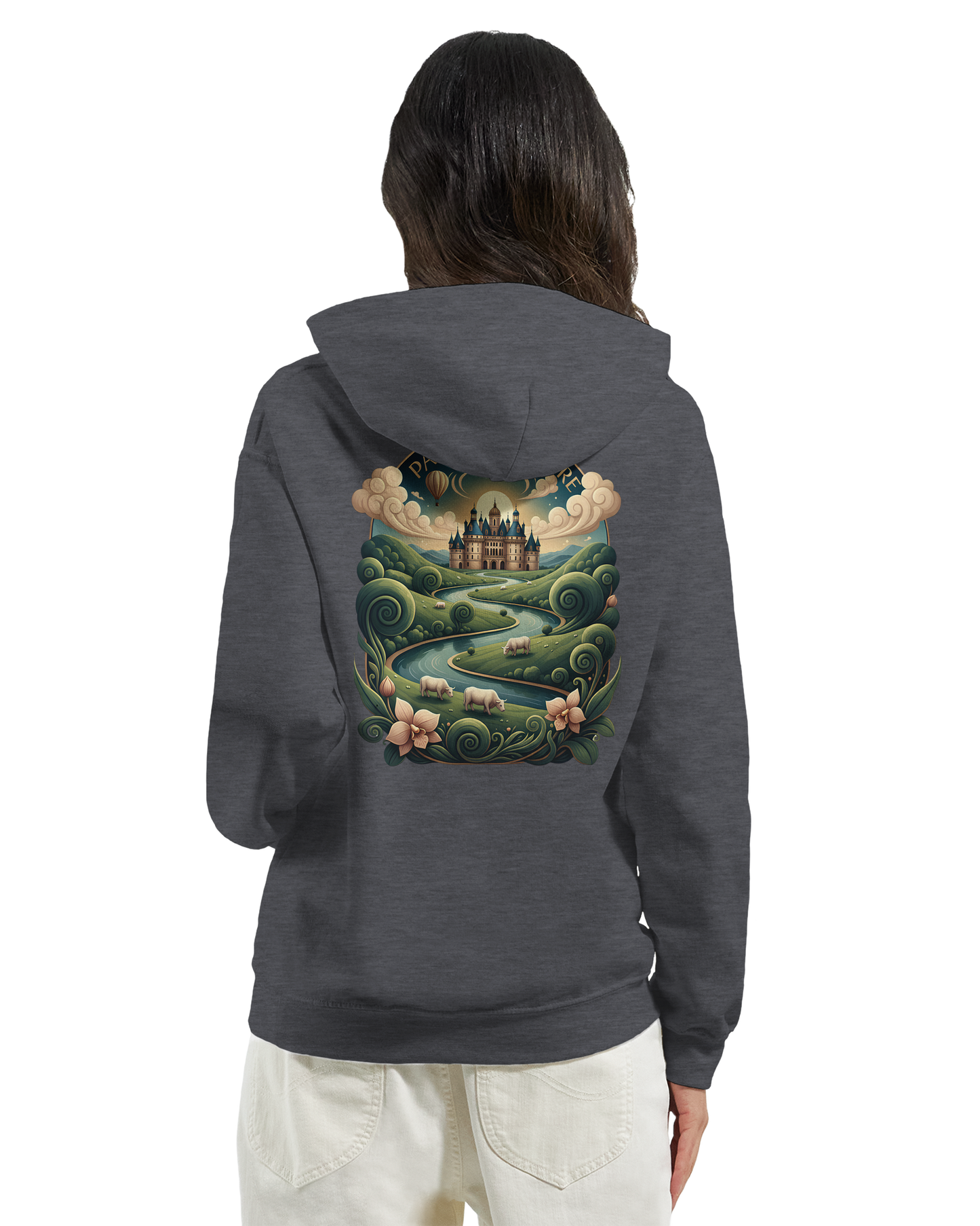 Klassischer Unisex-Kapuzenpullover Pays de la Loire | Gildan® 18500