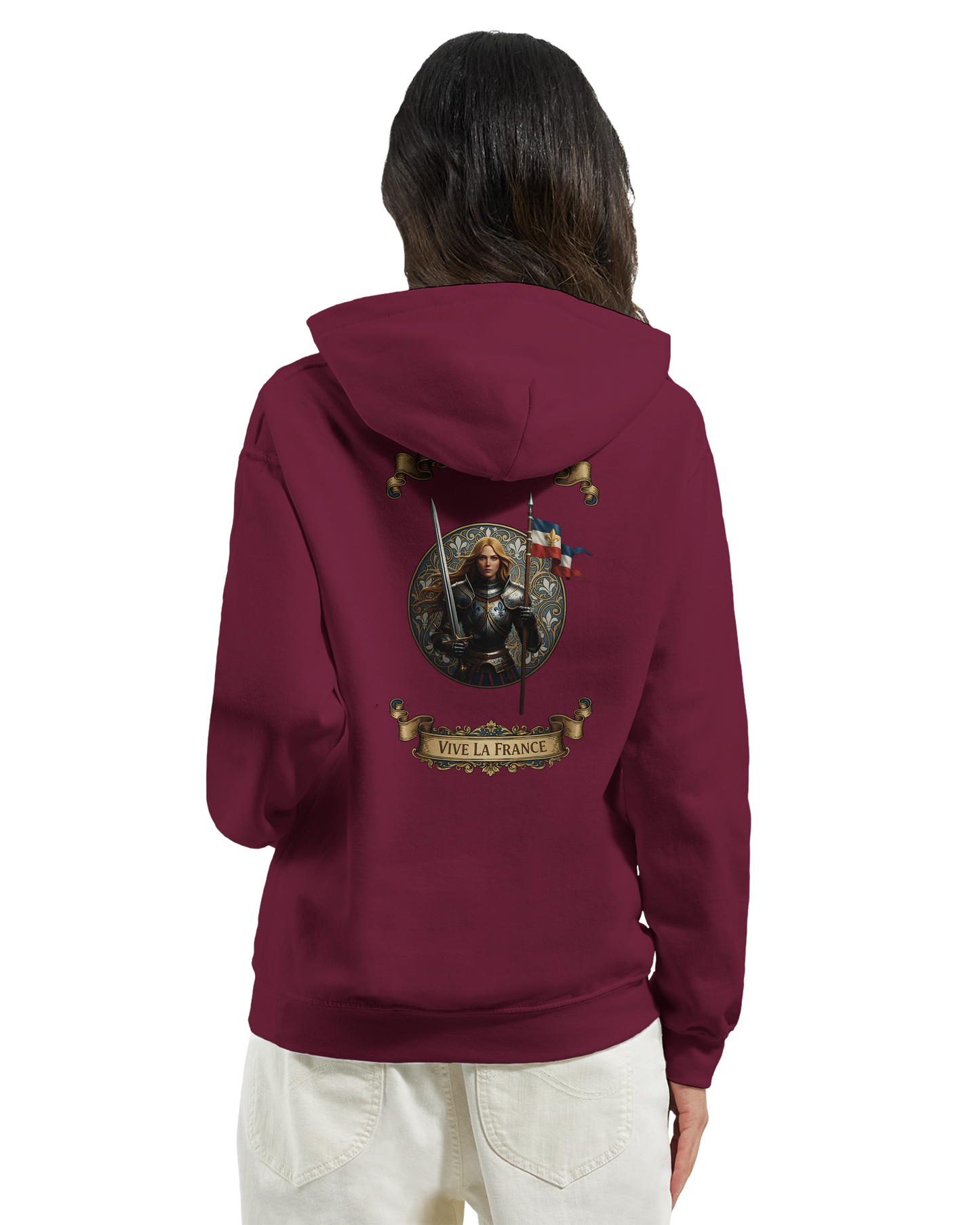 Kapuzenpullover für Damen Jeanne d'Arc klassisch | Gildan® 18500