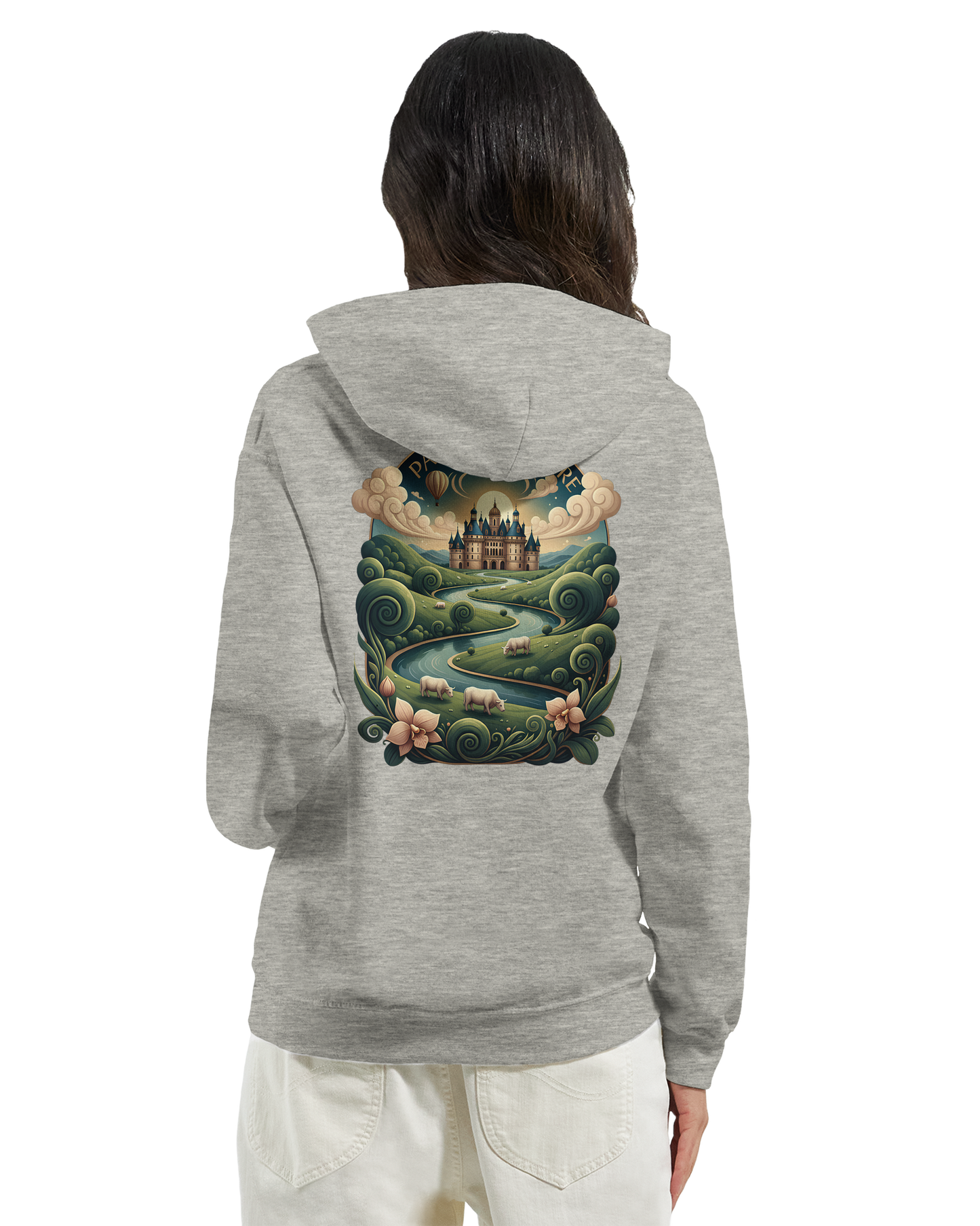 Klassischer Unisex-Kapuzenpullover Pays de la Loire | Gildan® 18500
