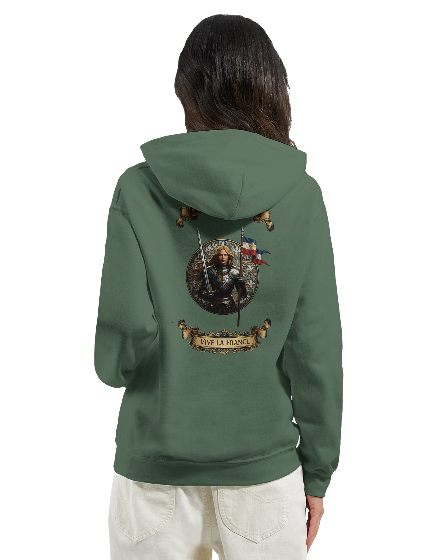Kapuzenpullover für Damen Jeanne d'Arc klassisch | Gildan® 18500