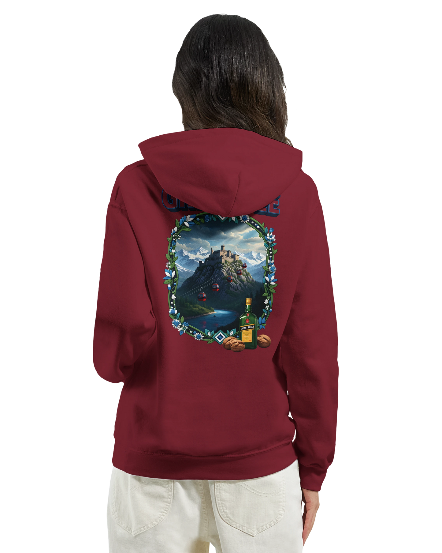 Kapuzenpullover Grenoble Stadt in Frankreich Unisex Classic | Gildan® 18500