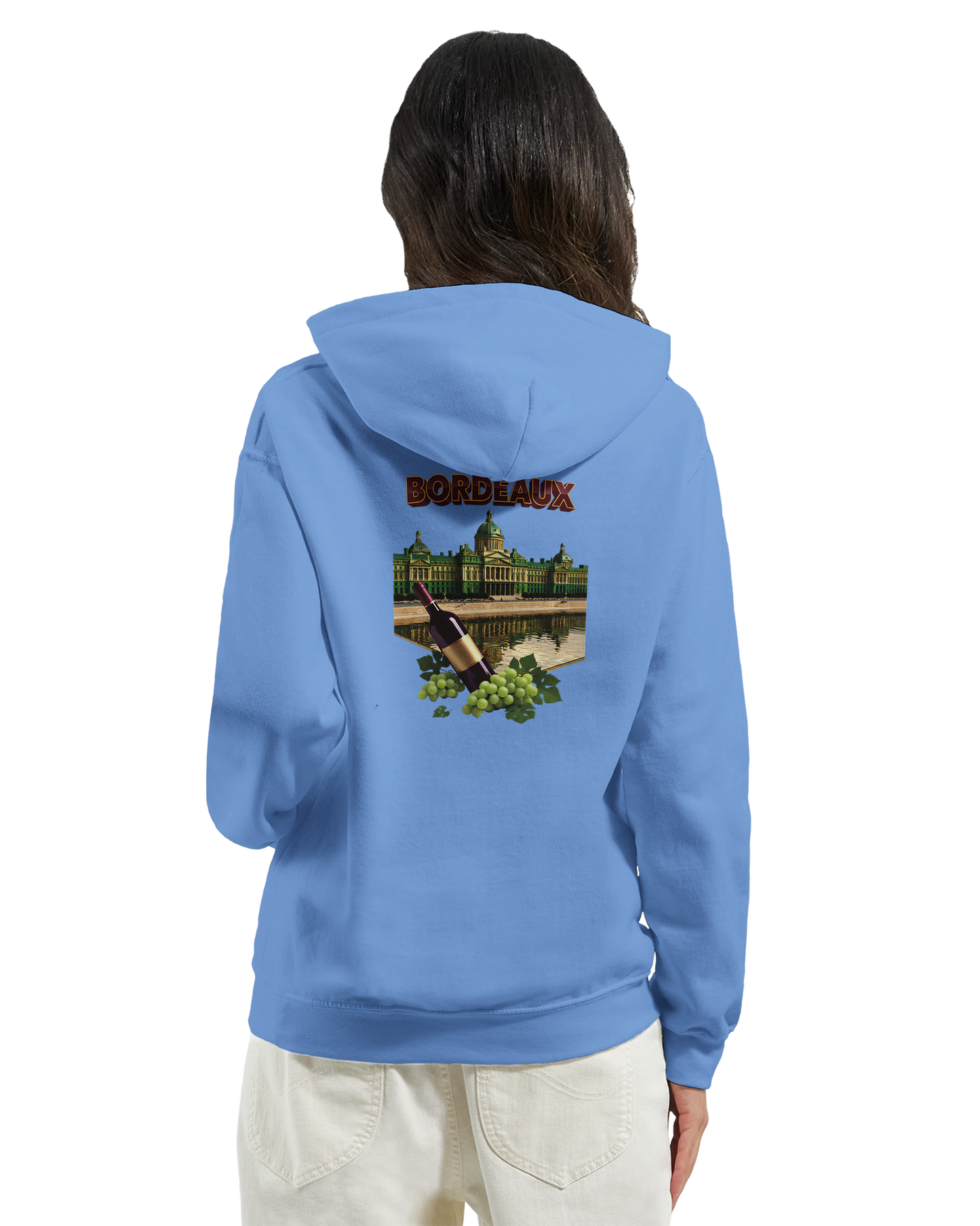 Unisex-Hoodie Bordeaux Stadt Frankreich klassisch | Gildan® 18500