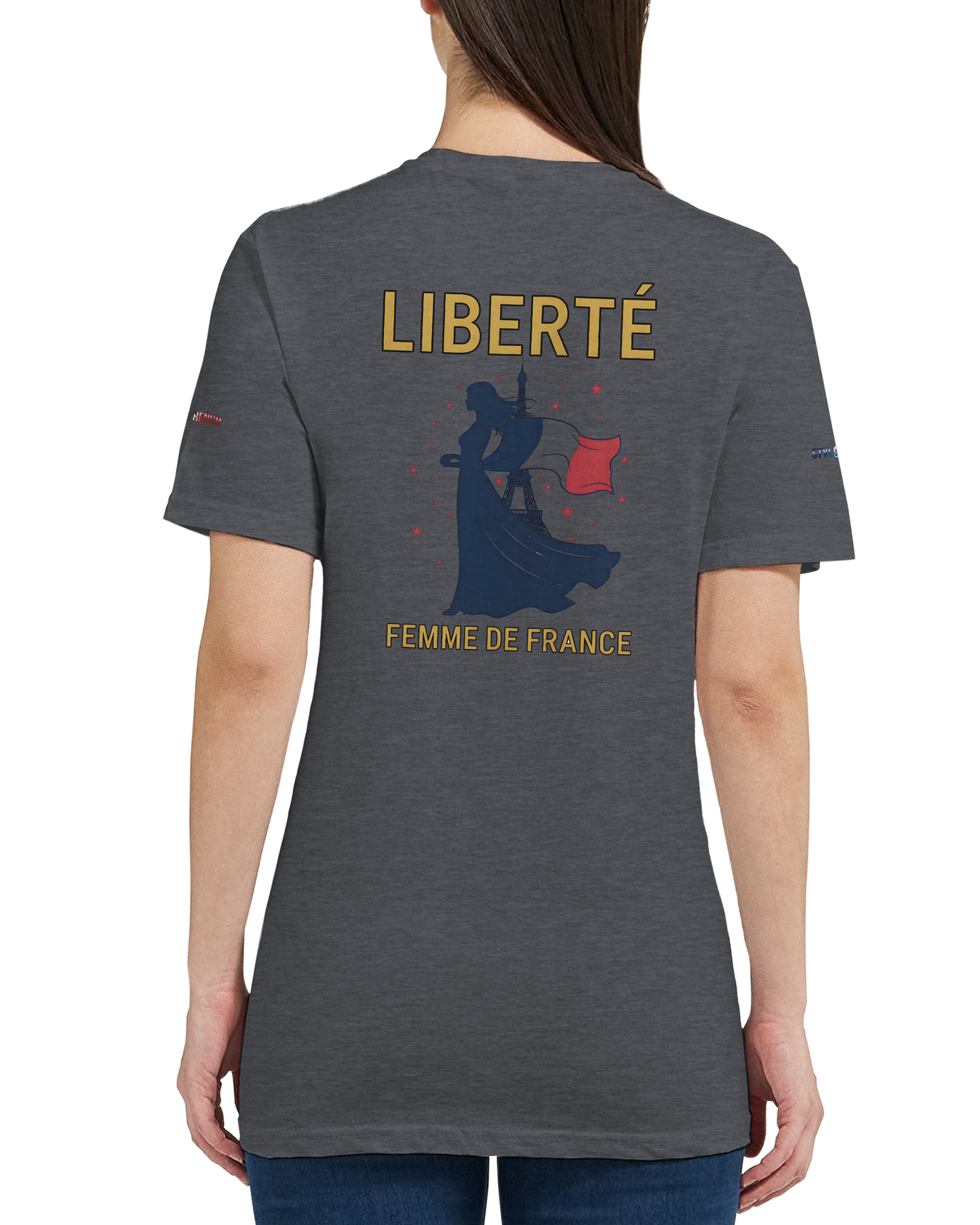 T-Shirt Freiheit Damen französischer Stil klassischer Rundhalsausschnitt | Gildan® 64000L