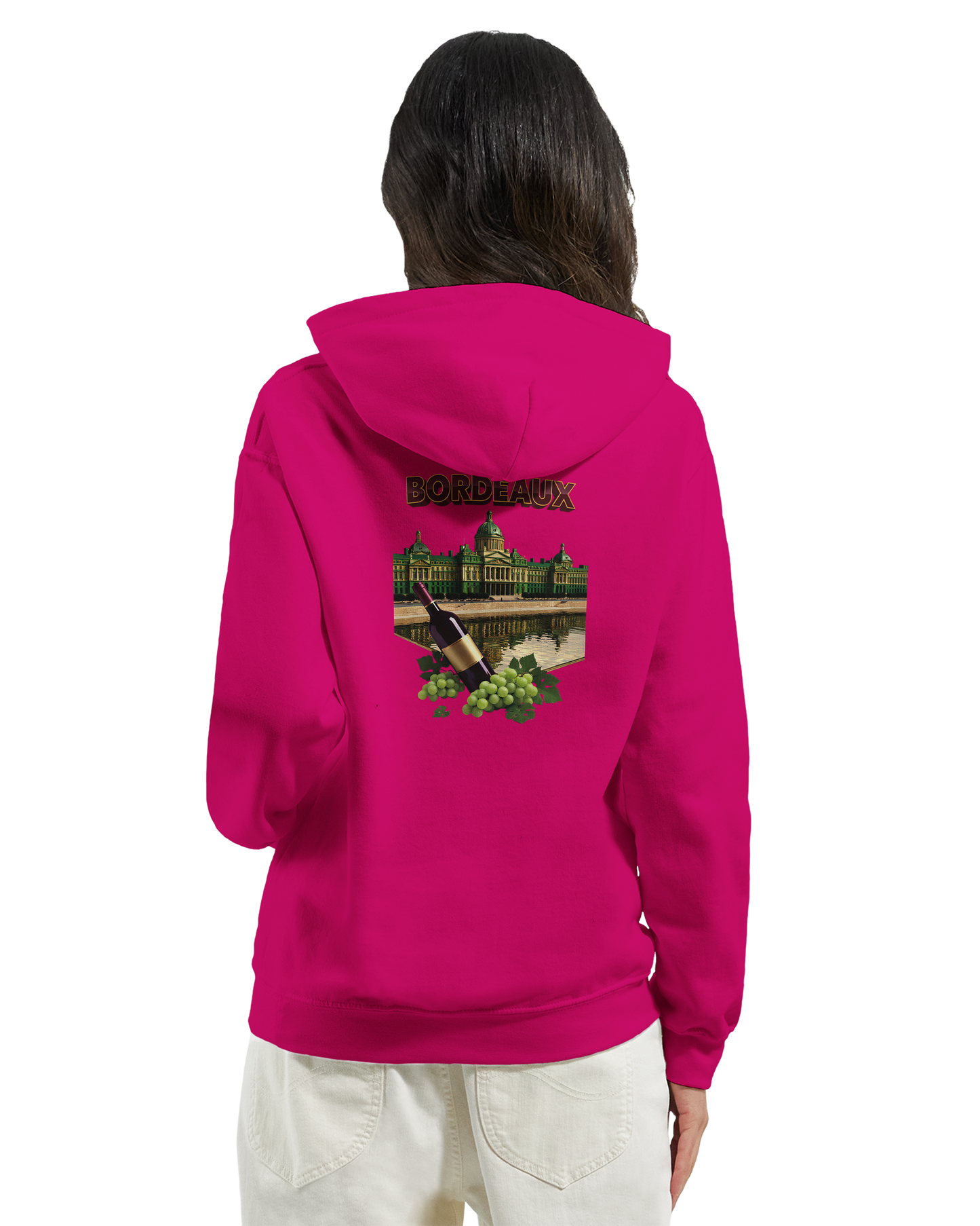 Unisex-Hoodie Bordeaux Stadt Frankreich klassisch | Gildan® 18500