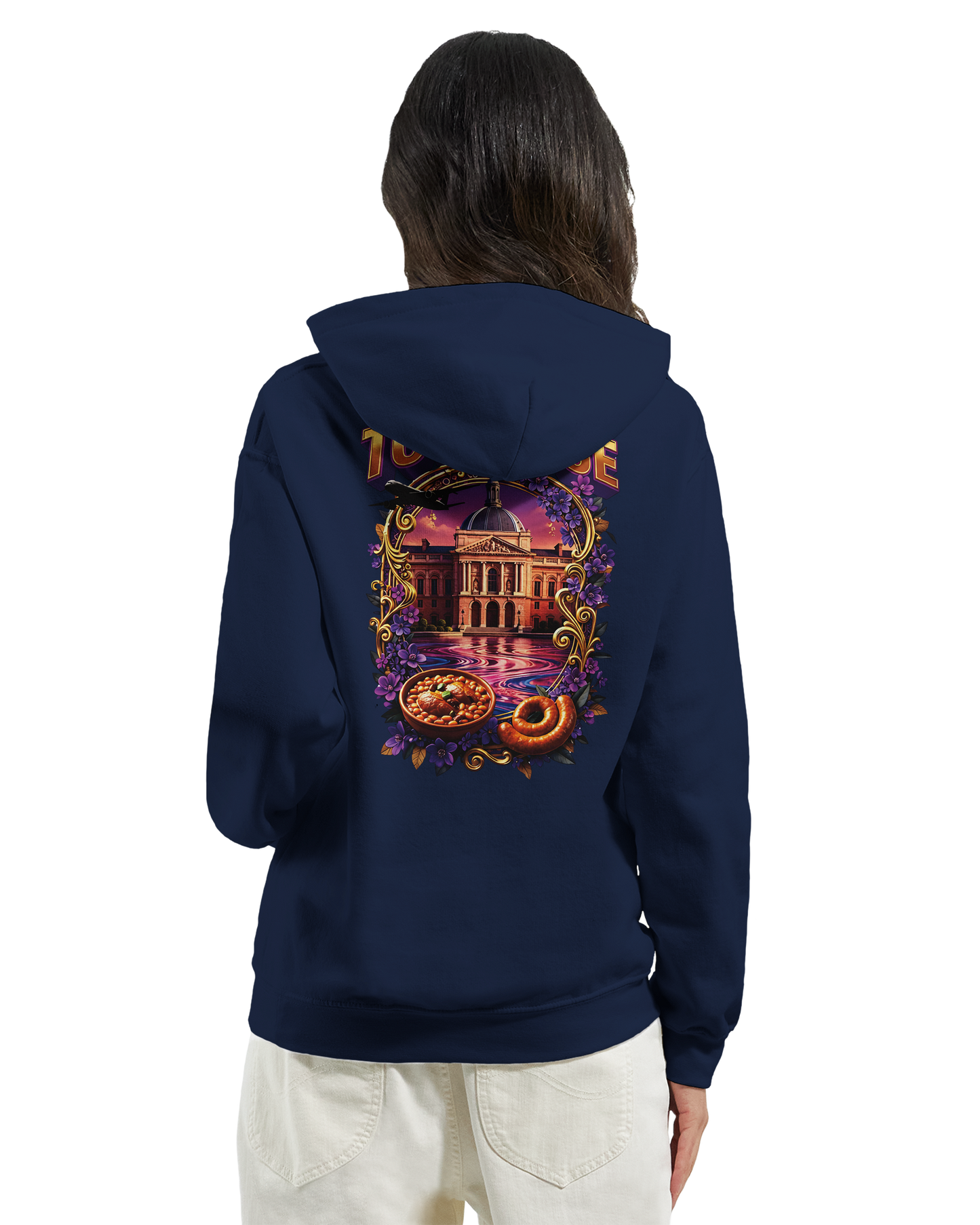 Unisex-Kapuzenpullover Toulouse Stadt Frankreich klassisch | Gildan® 18500