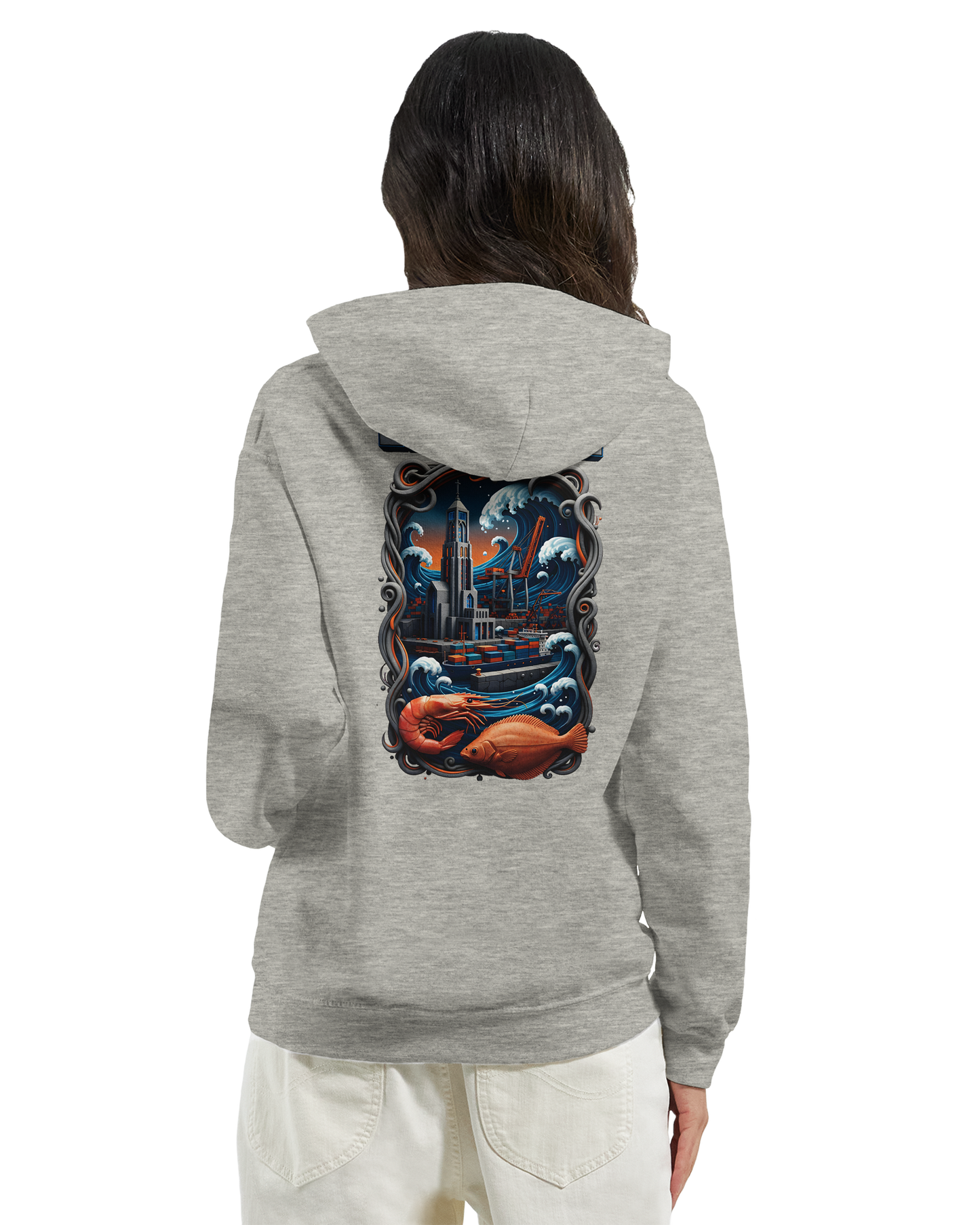Sweat à capuche unisexe Le Havre
