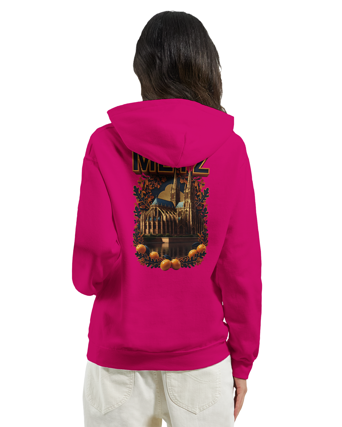 Unisex-Hoodie Metz Stadt Frankreich klassisch | Gildan® 18500