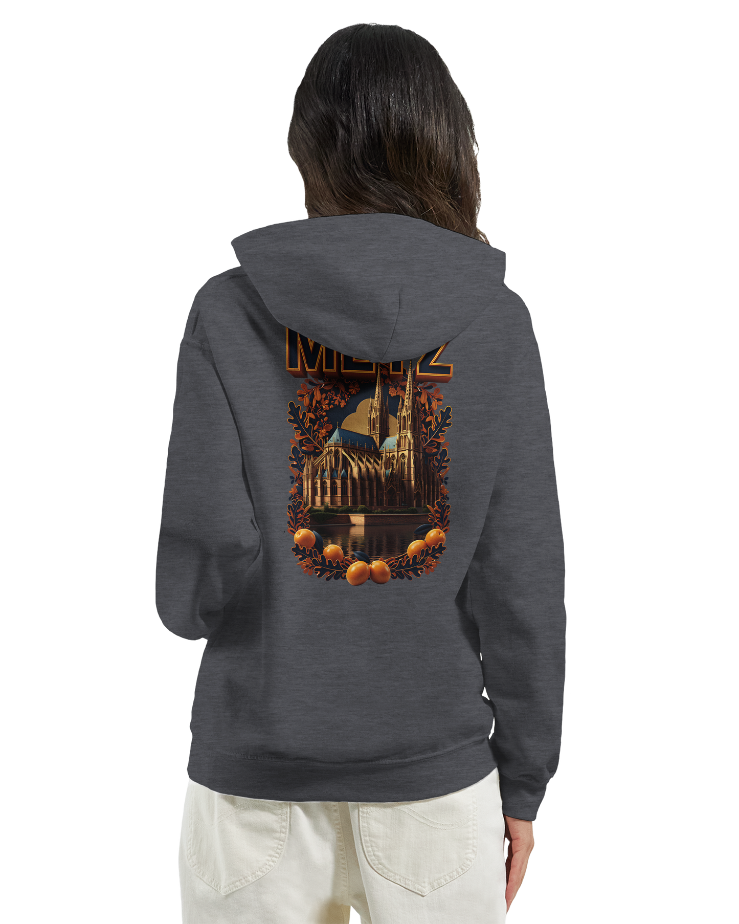Unisex-Hoodie Metz Stadt Frankreich klassisch | Gildan® 18500