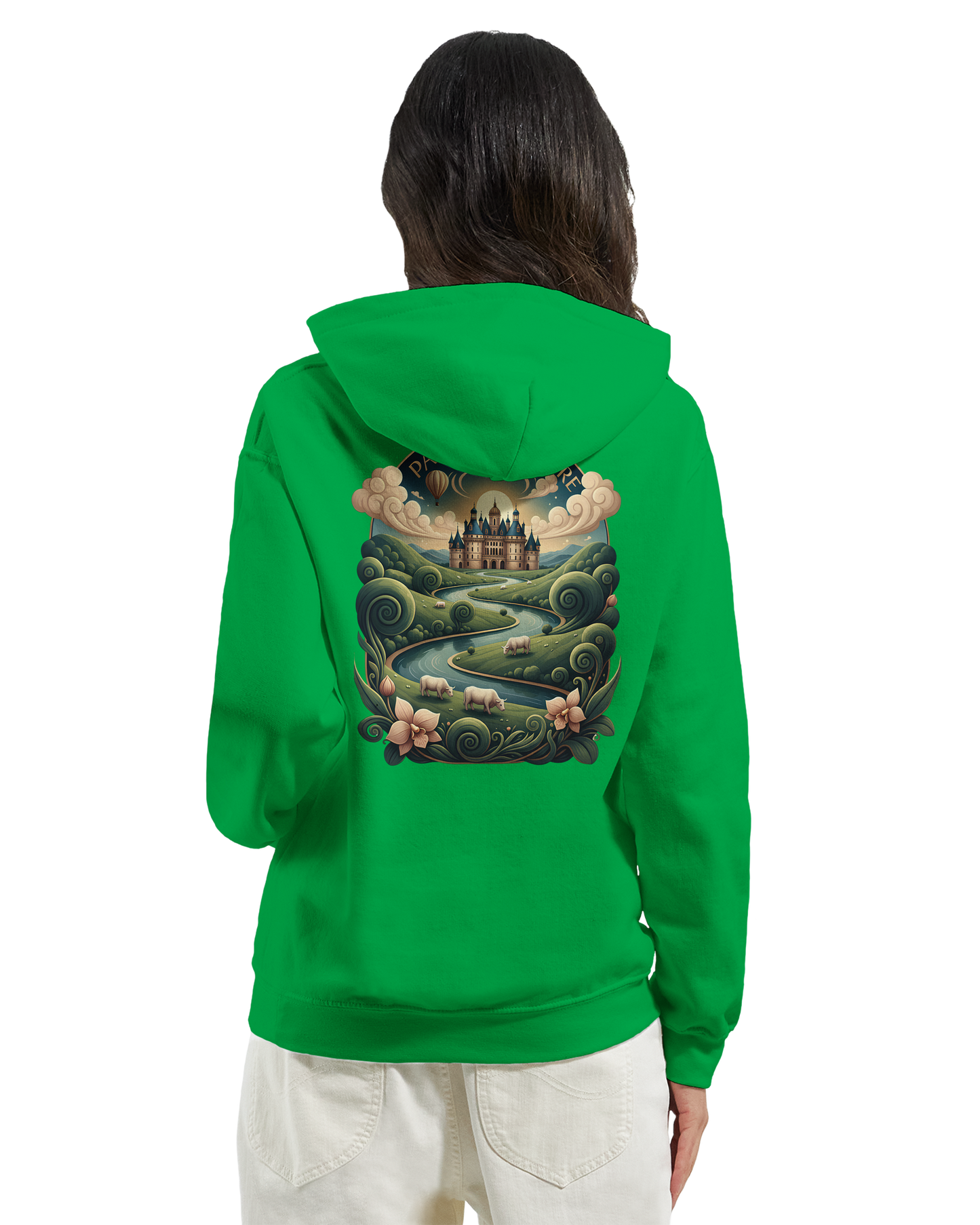 Klassischer Unisex-Kapuzenpullover Pays de la Loire | Gildan® 18500