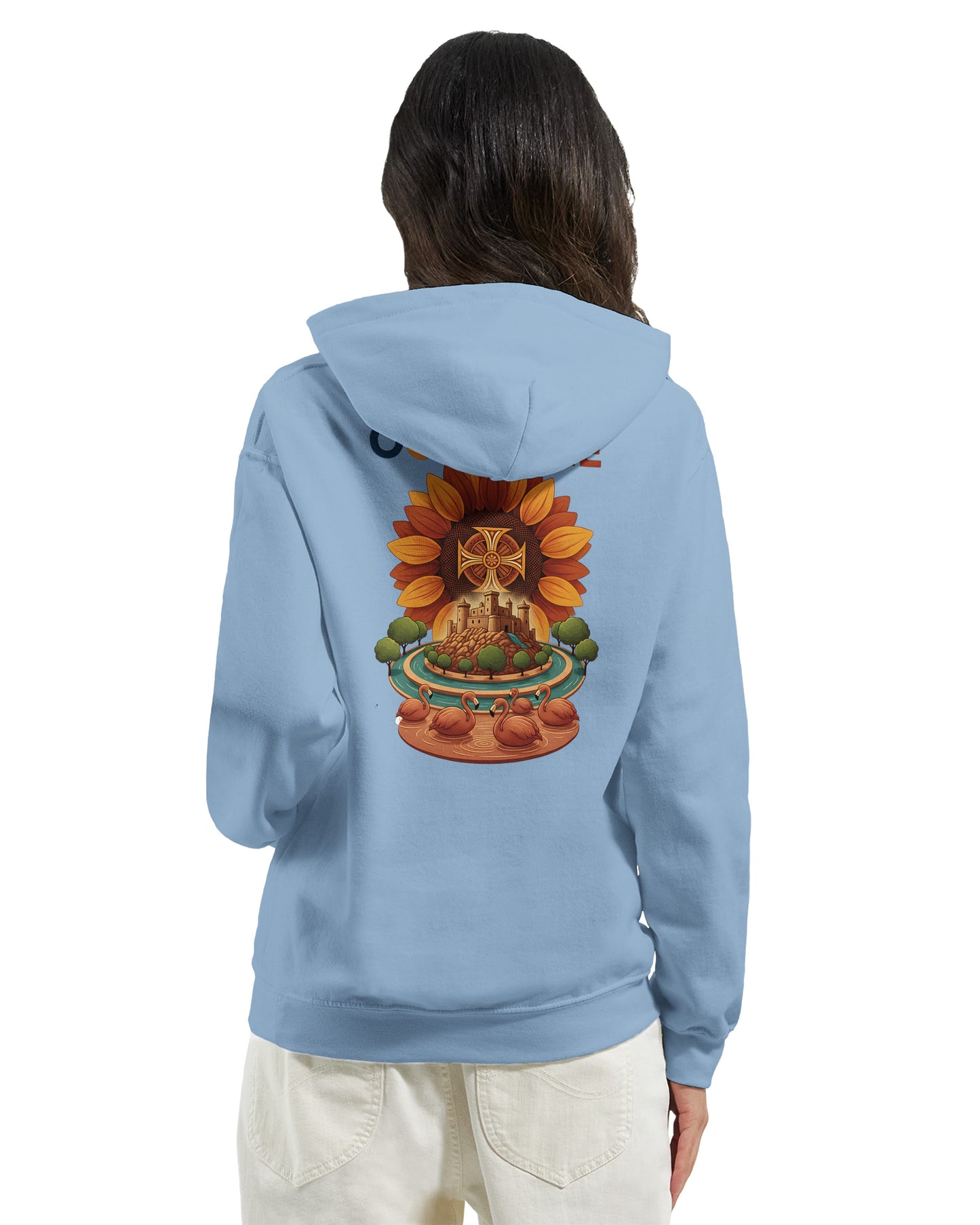 Klassischer Unisex-Kapuzenpullover Okzitanien | Gildan® 18500