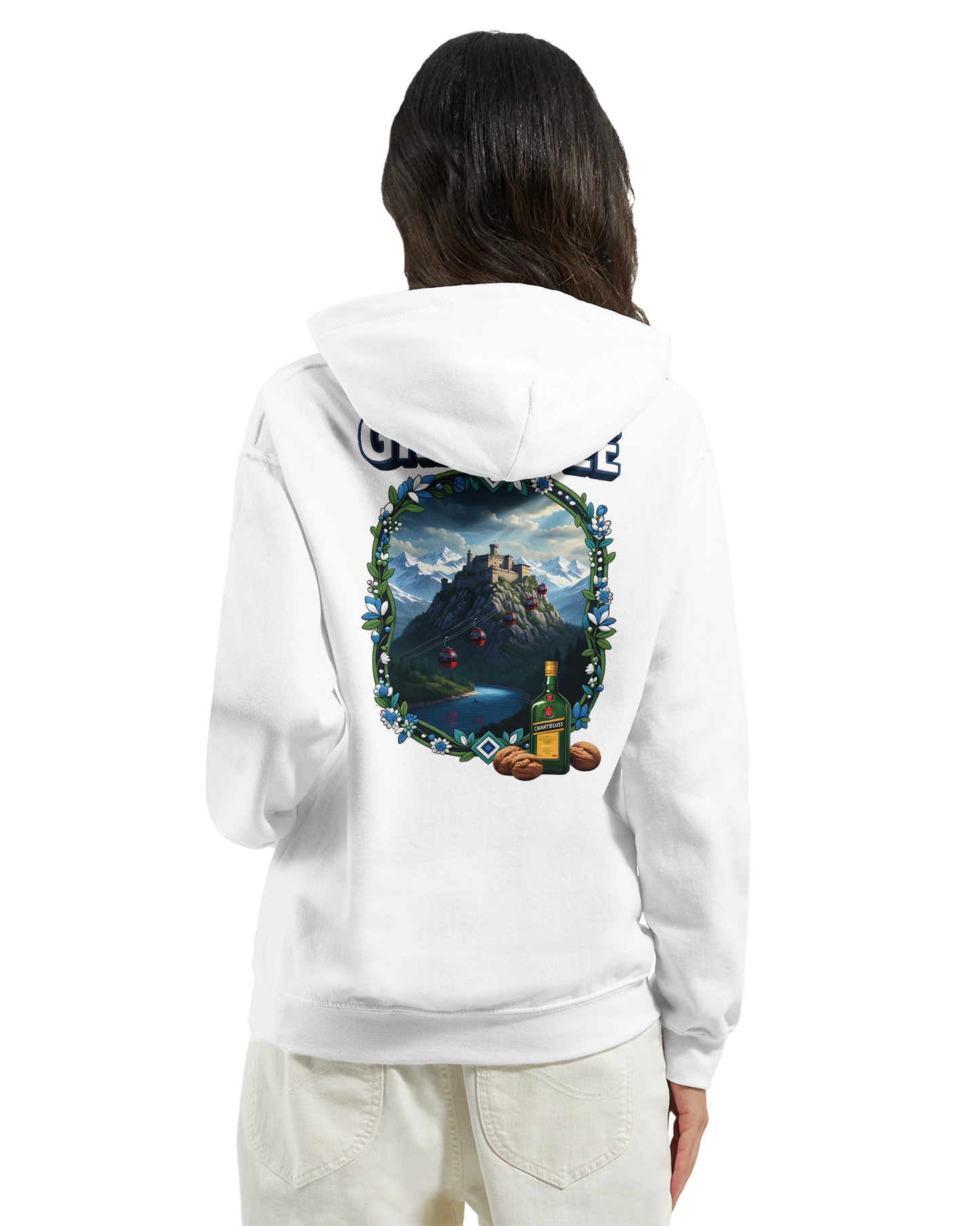 Kapuzenpullover Grenoble Stadt in Frankreich Unisex Classic | Gildan® 18500