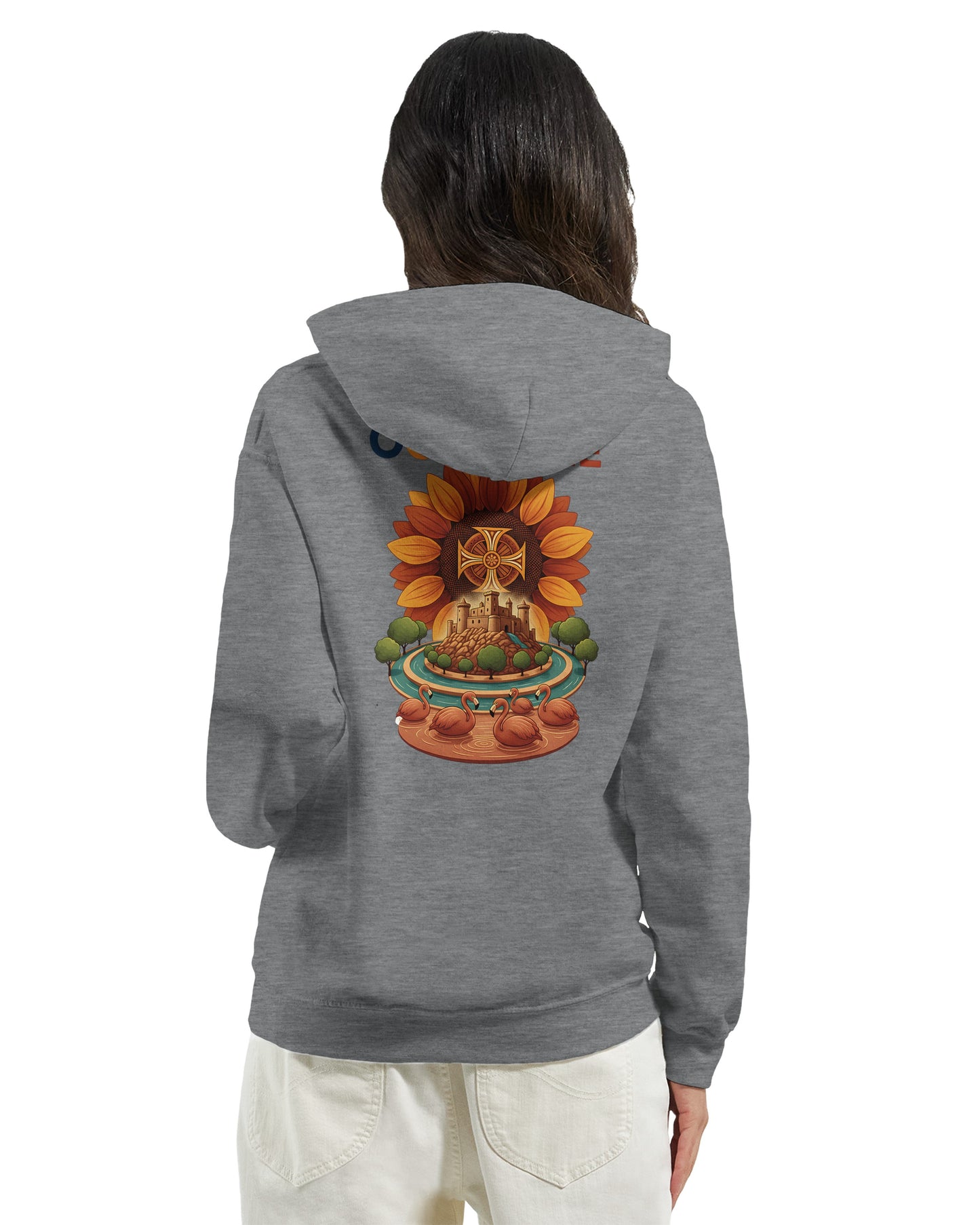 Klassischer Unisex-Kapuzenpullover Okzitanien | Gildan® 18500