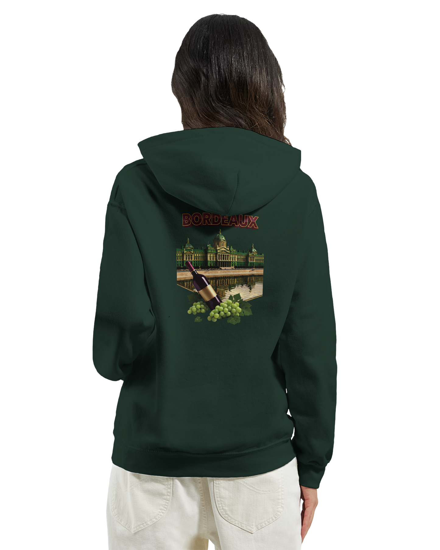 Unisex-Hoodie Bordeaux Stadt Frankreich klassisch | Gildan® 18500