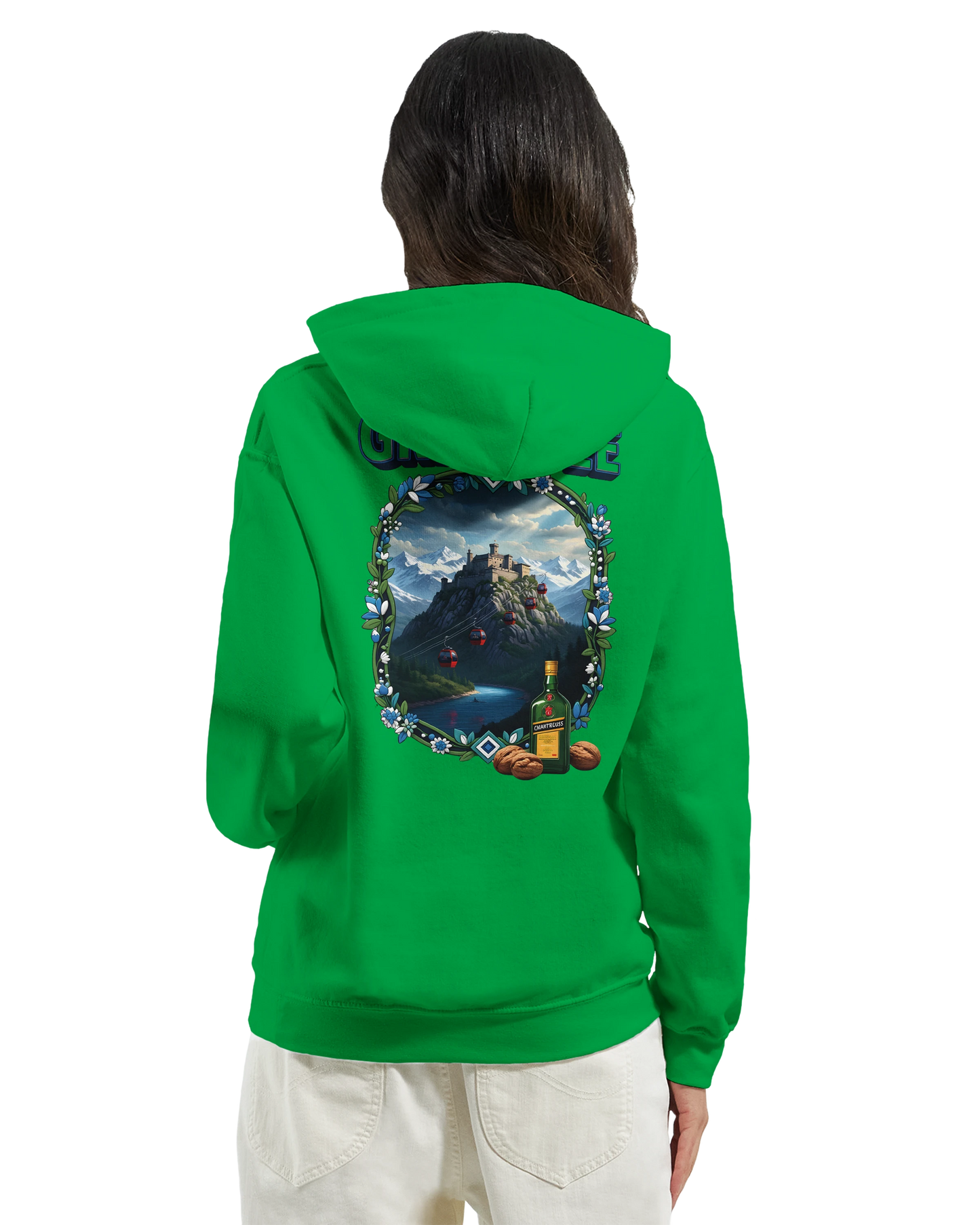 Kapuzenpullover Grenoble Stadt in Frankreich Unisex Classic | Gildan® 18500