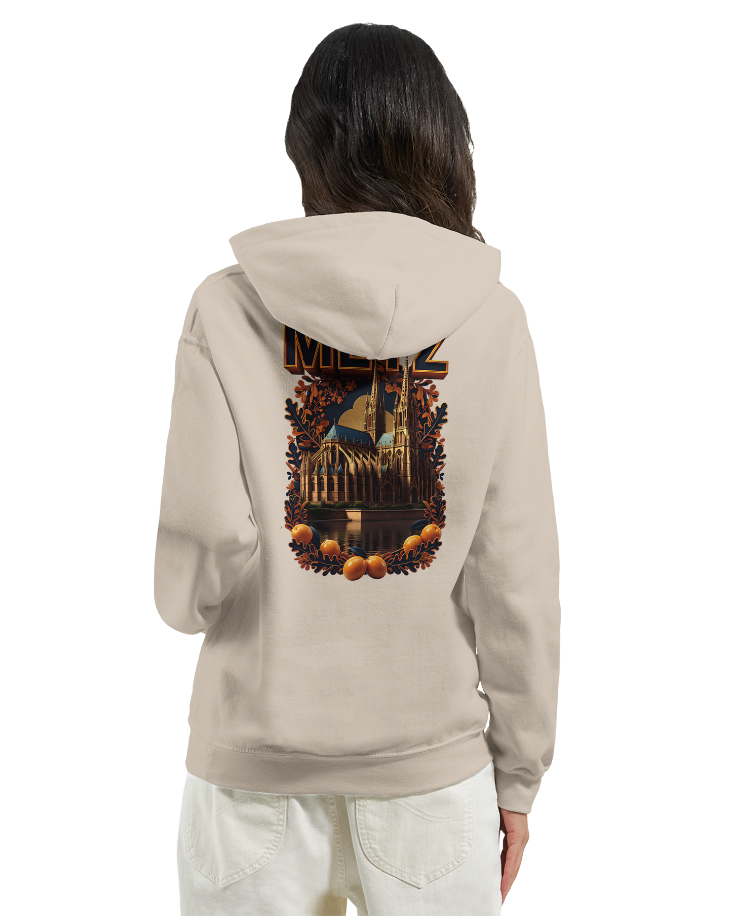 Unisex-Hoodie Metz Stadt Frankreich klassisch | Gildan® 18500