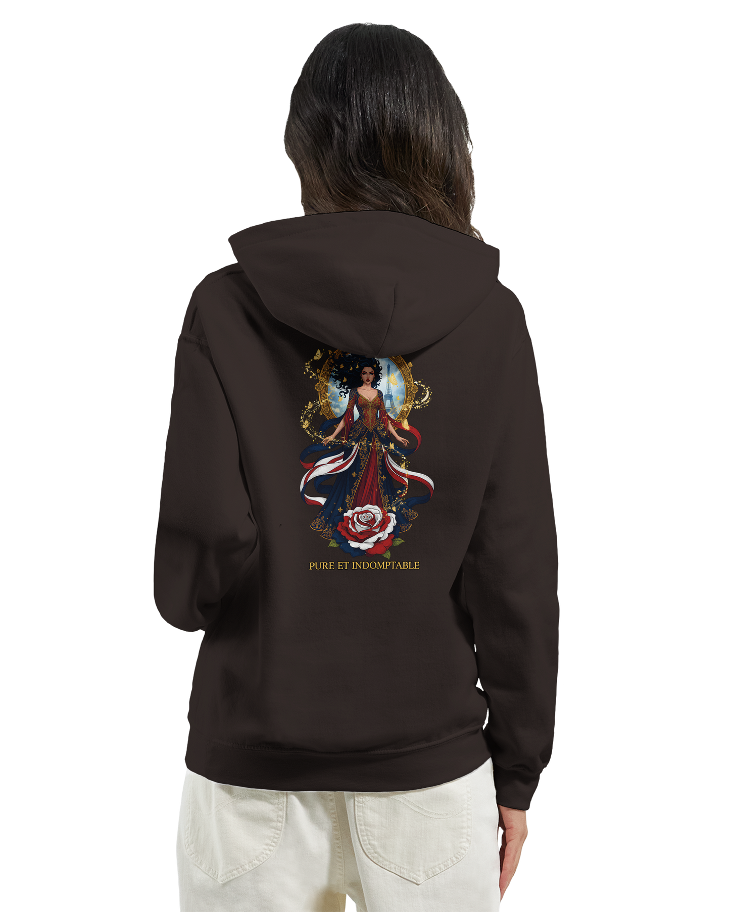 - Kapuzenpullover Damen French Style klassisch l'âme de France | Gildan® 18500