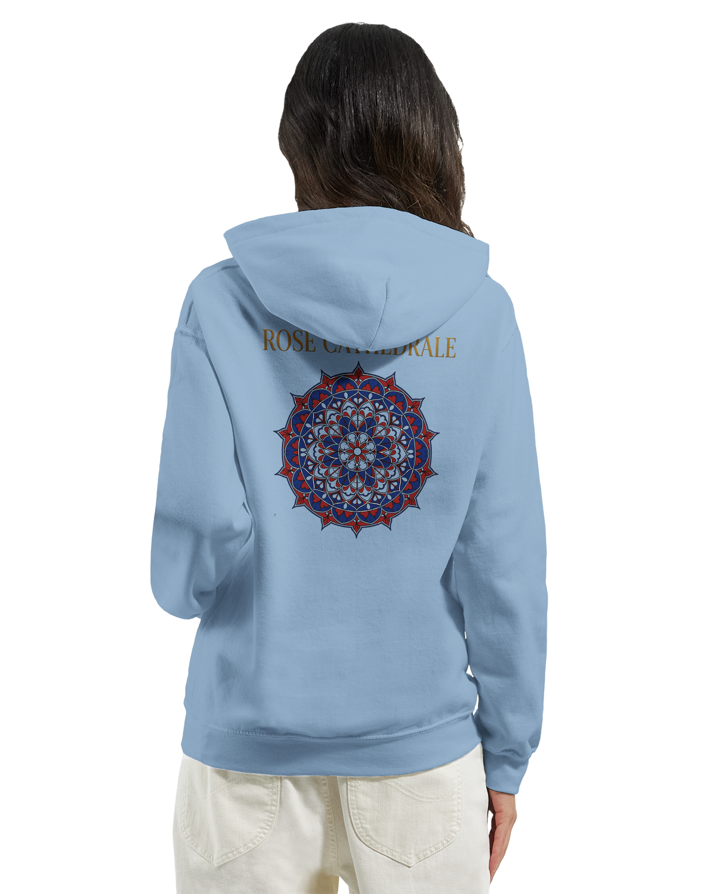 Rosa Kapuzenpullover für Damen Kathedrale Klassisch | Gildan® 18500