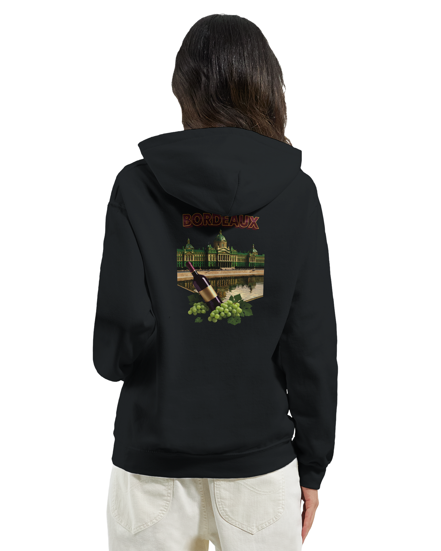 Unisex-Hoodie Bordeaux Stadt Frankreich klassisch | Gildan® 18500