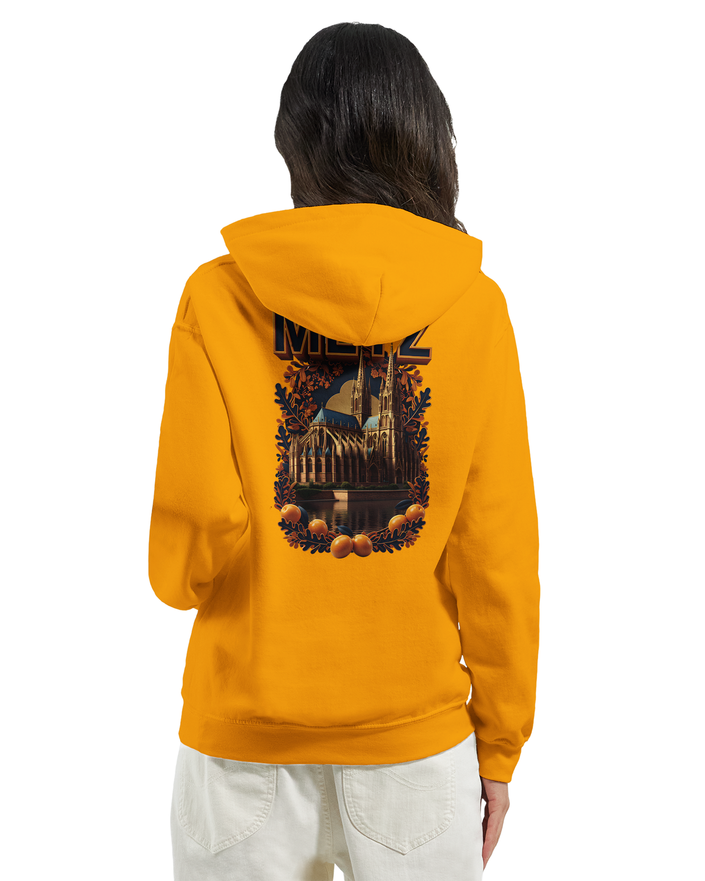 Unisex-Hoodie Metz Stadt Frankreich klassisch | Gildan® 18500