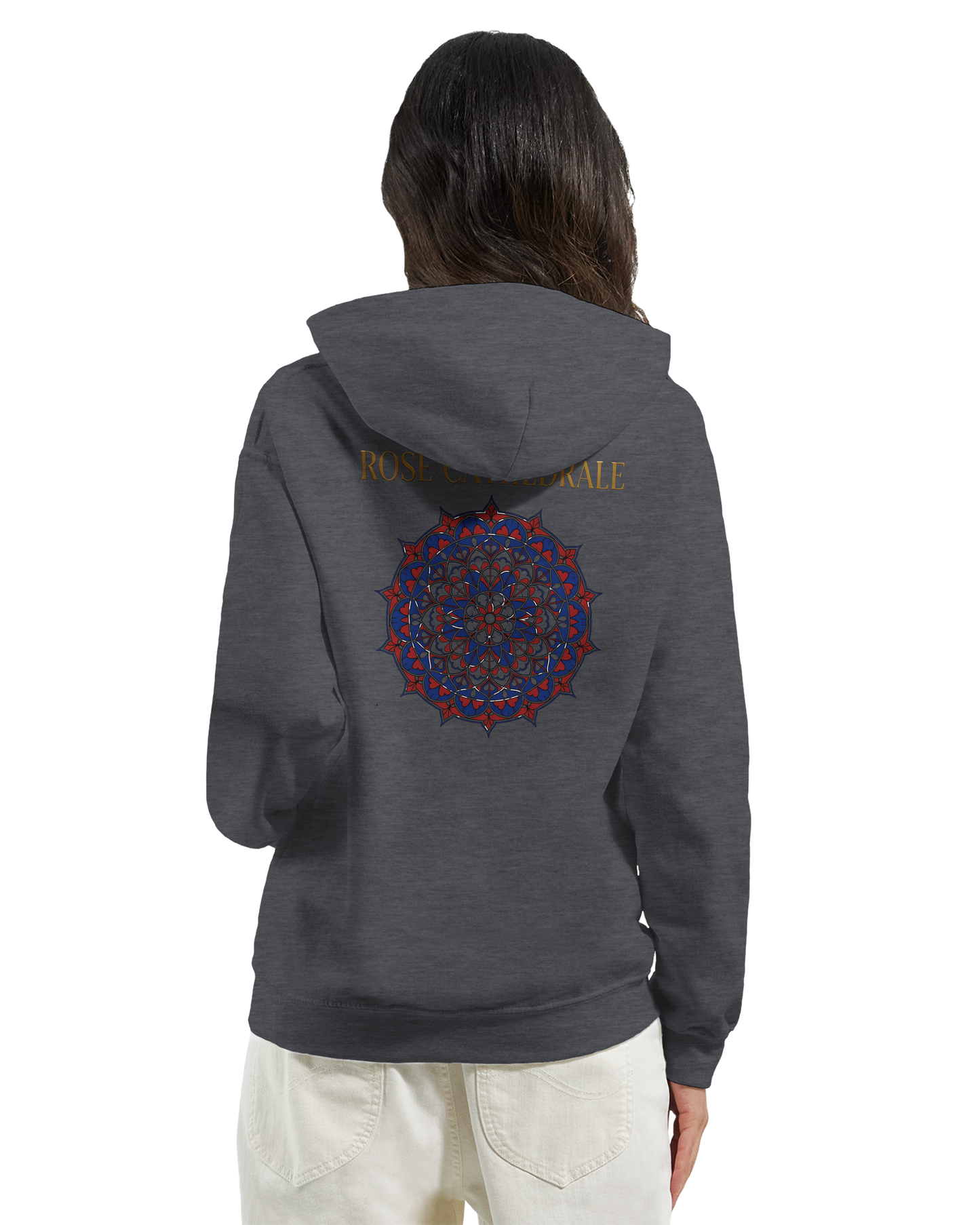 Rosa Kapuzenpullover für Damen Kathedrale Klassisch | Gildan® 18500