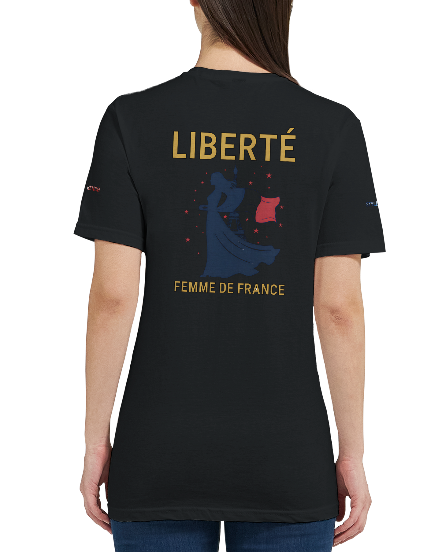 T-Shirt Freiheit Damen französischer Stil klassischer Rundhalsausschnitt | Gildan® 64000L