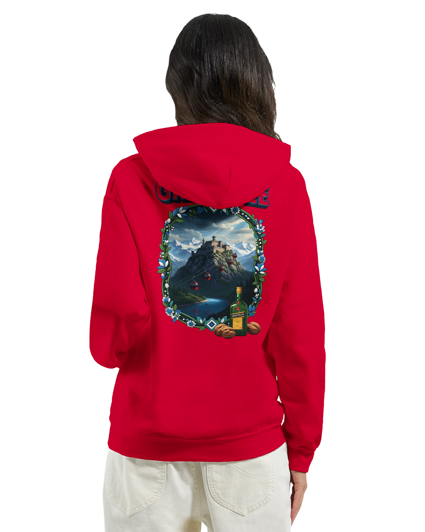 Kapuzenpullover Grenoble Stadt in Frankreich Unisex Classic | Gildan® 18500