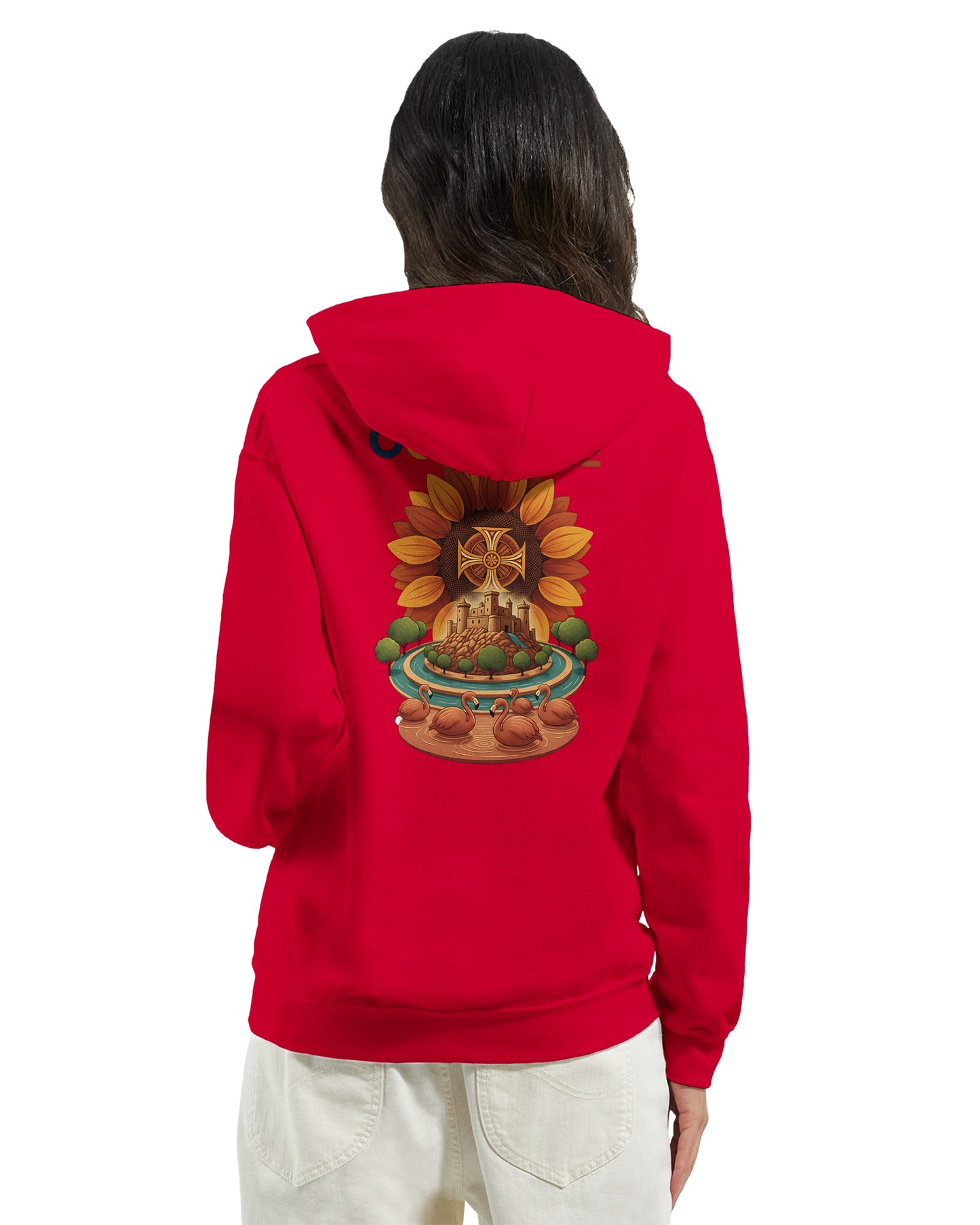 Klassischer Unisex-Kapuzenpullover Okzitanien | Gildan® 18500