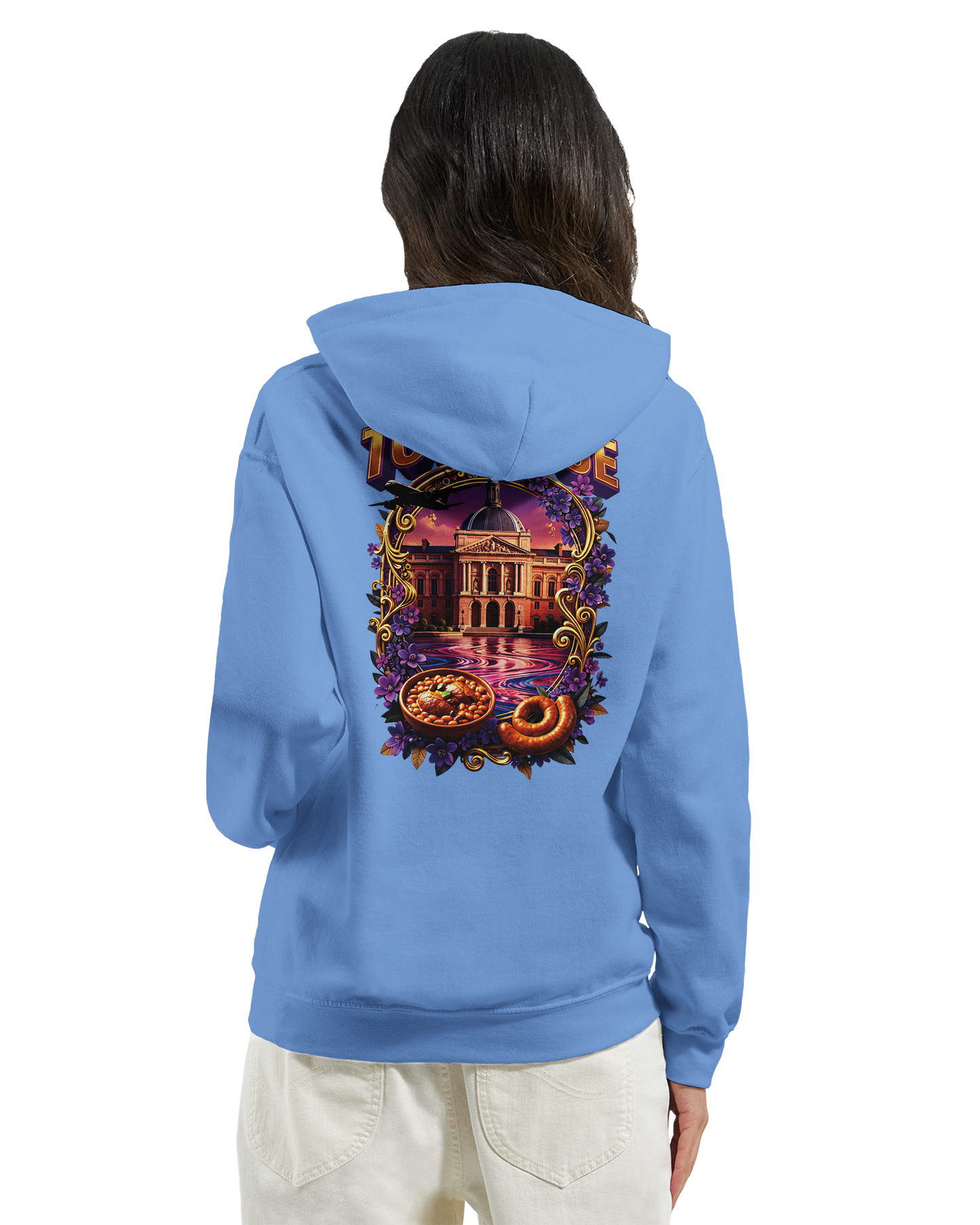 Unisex-Kapuzenpullover Toulouse Stadt Frankreich klassisch | Gildan® 18500
