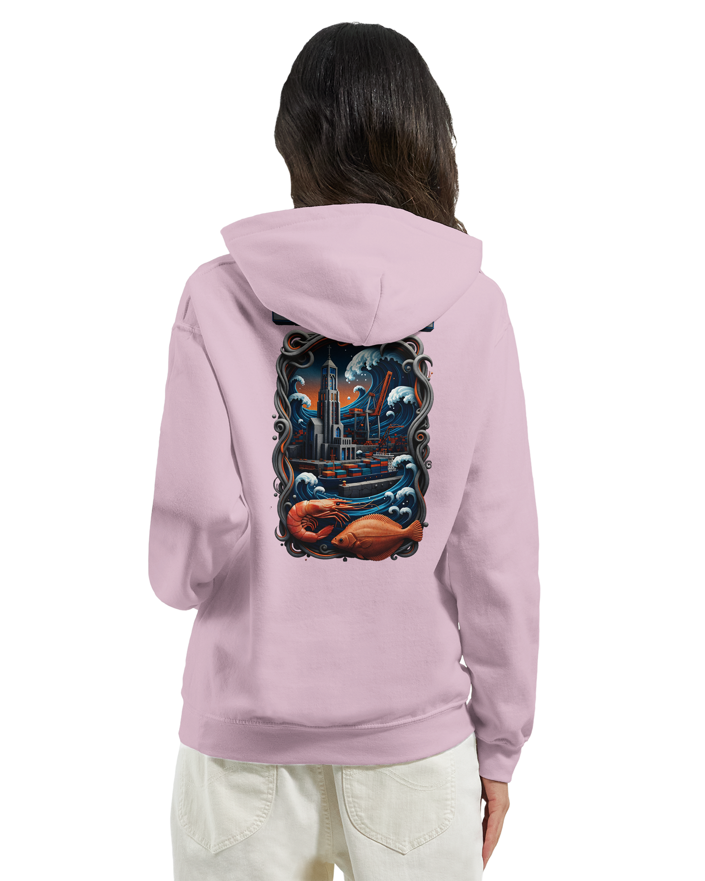 Sweat à capuche unisexe Le Havre