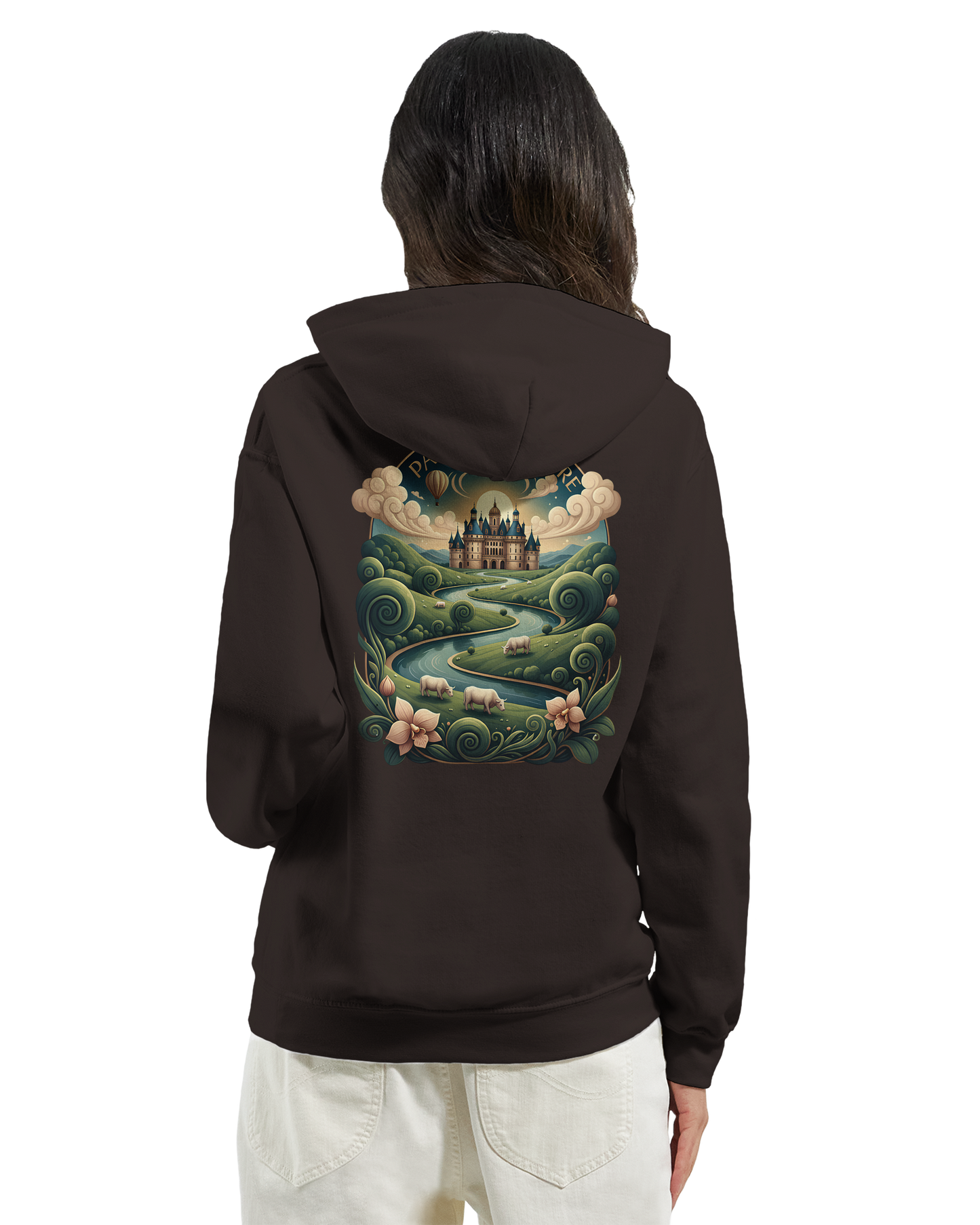 Klassischer Unisex-Kapuzenpullover Pays de la Loire | Gildan® 18500