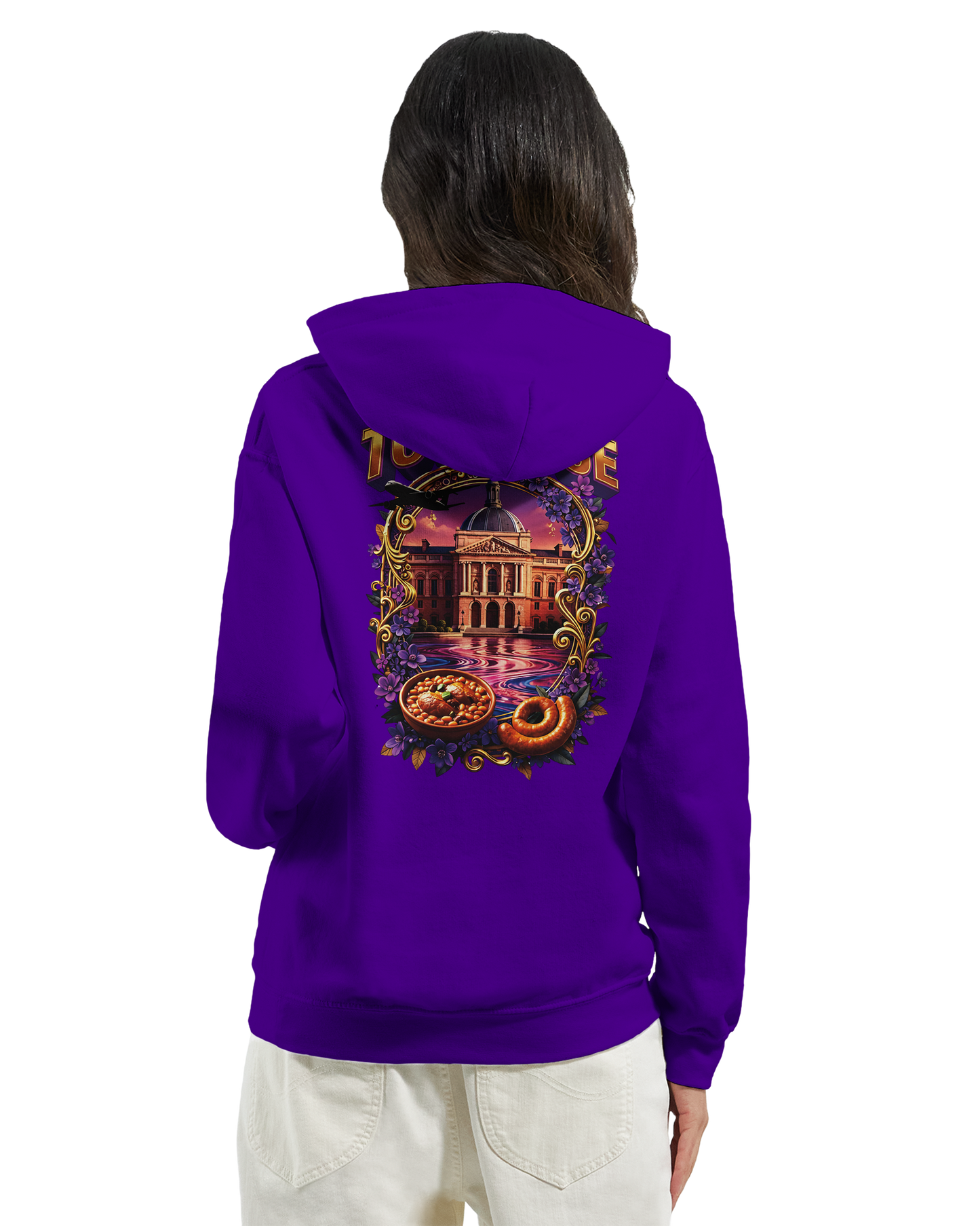 Unisex-Kapuzenpullover Toulouse Stadt Frankreich klassisch | Gildan® 18500