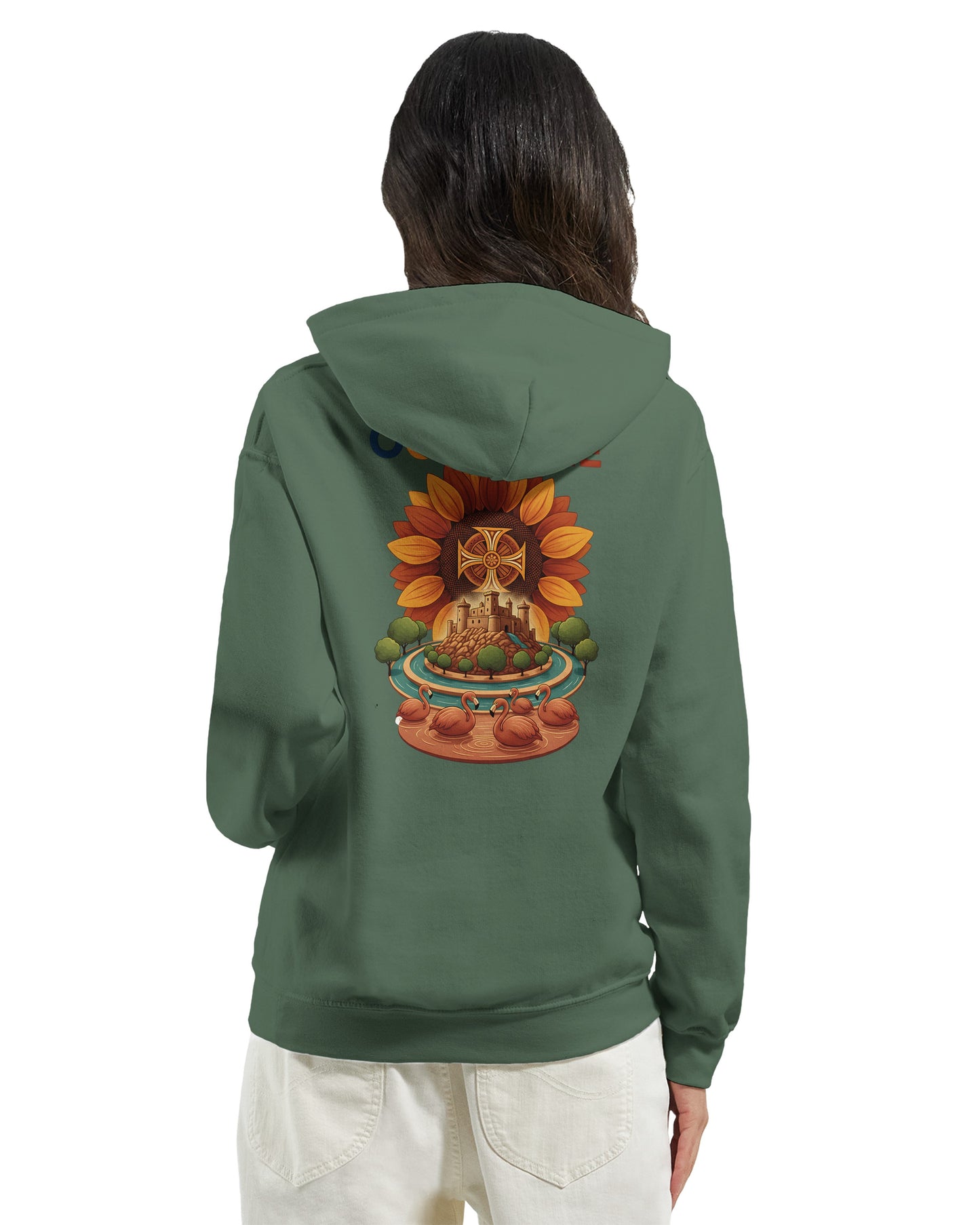 Klassischer Unisex-Kapuzenpullover Okzitanien | Gildan® 18500