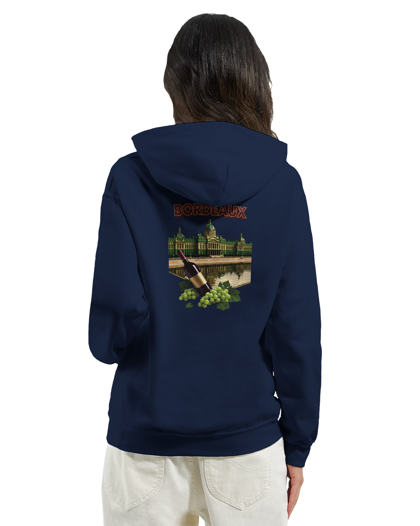 Unisex-Hoodie Bordeaux Stadt Frankreich klassisch | Gildan® 18500