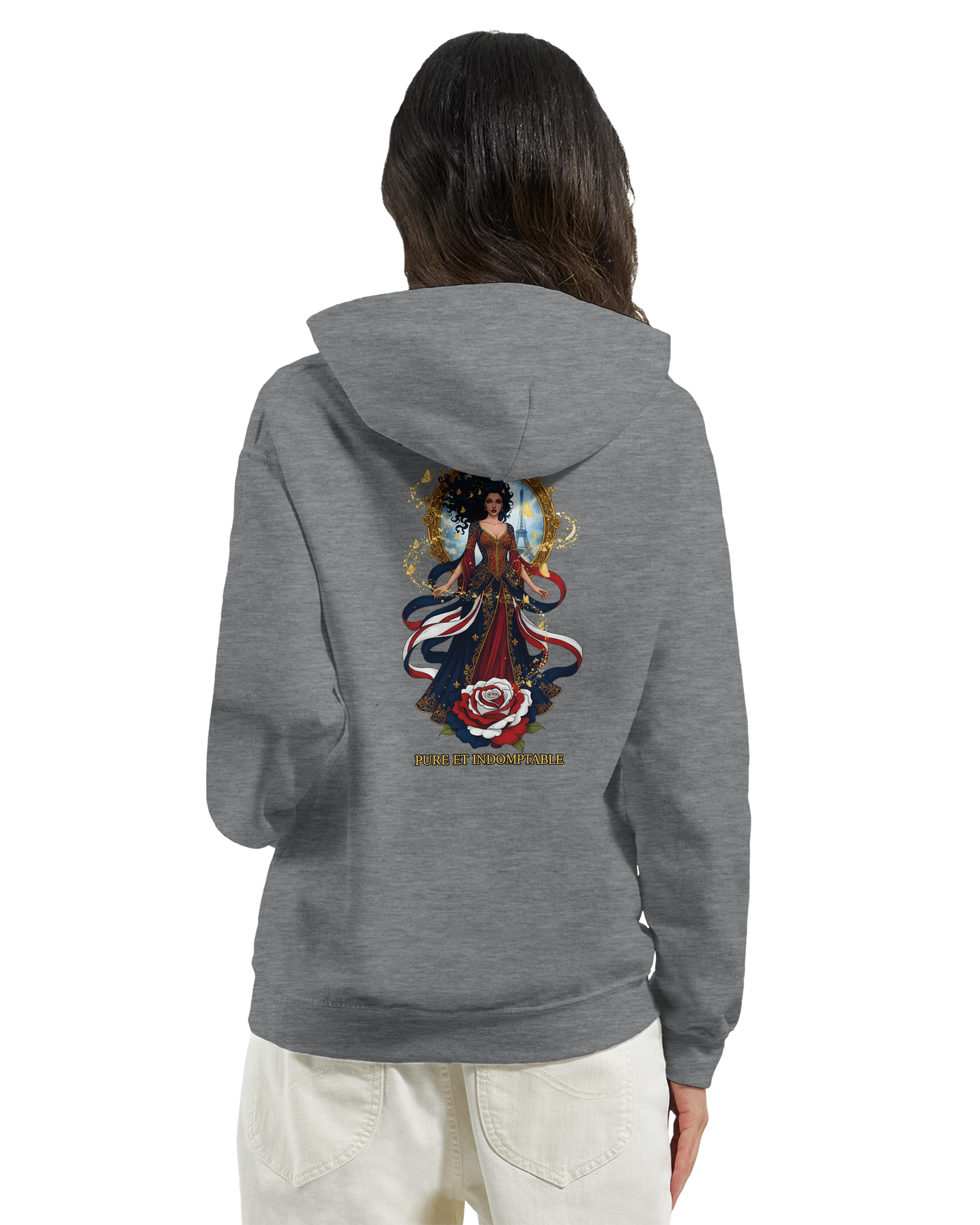 - Kapuzenpullover Damen French Style klassisch l'âme de France | Gildan® 18500