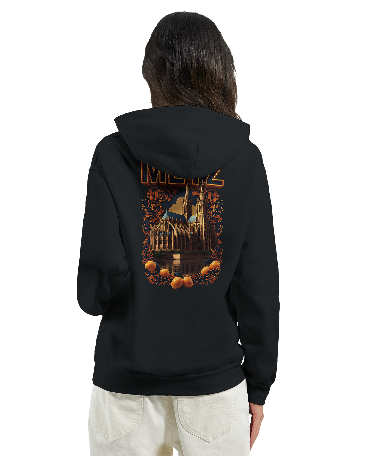 Unisex-Hoodie Metz Stadt Frankreich klassisch | Gildan® 18500