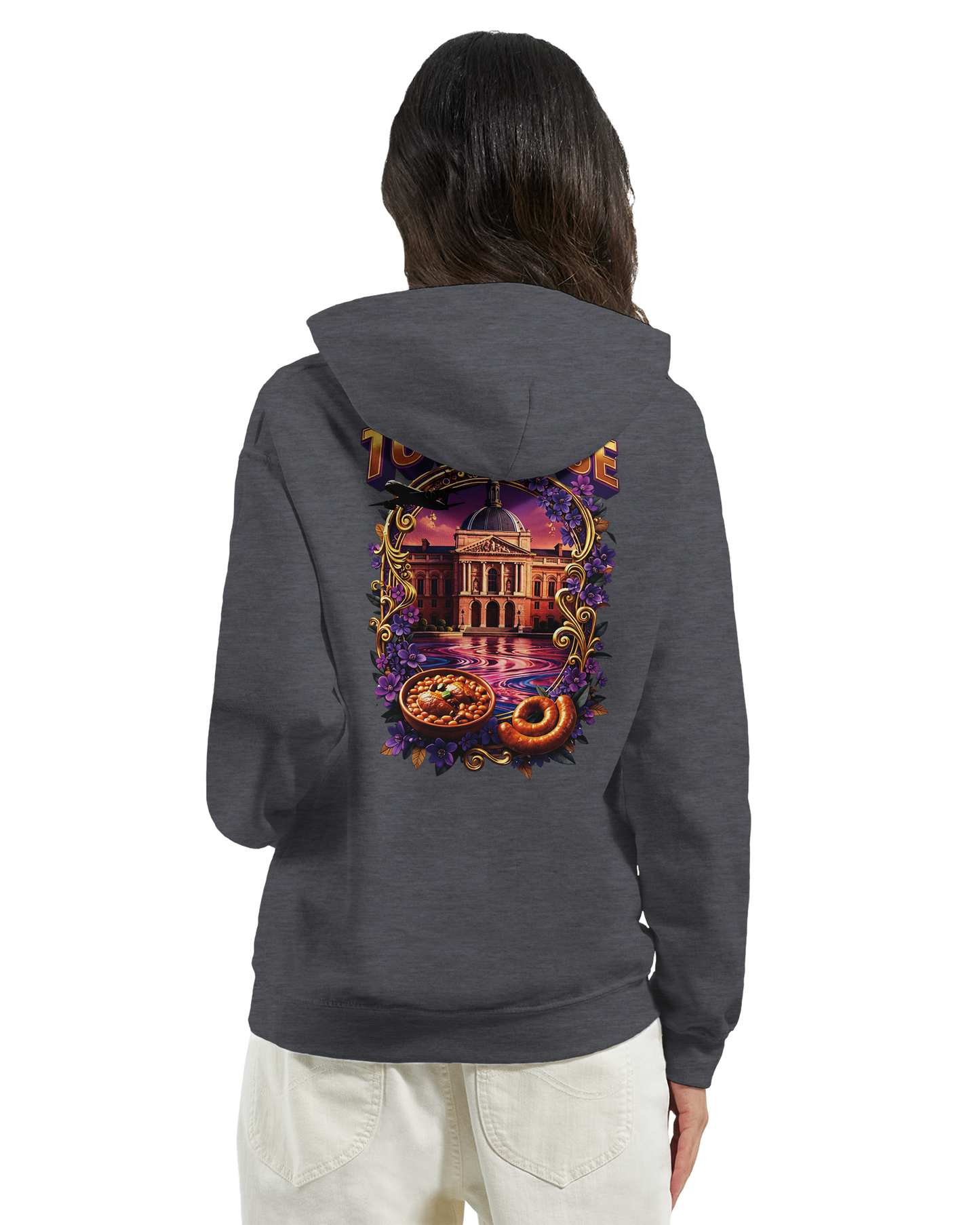 Unisex-Kapuzenpullover Toulouse Stadt Frankreich klassisch | Gildan® 18500