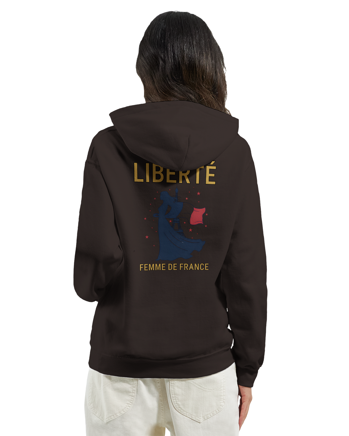 Kapuzenpullover Freiheit Damen French Classic Stil | Gildan® 18500