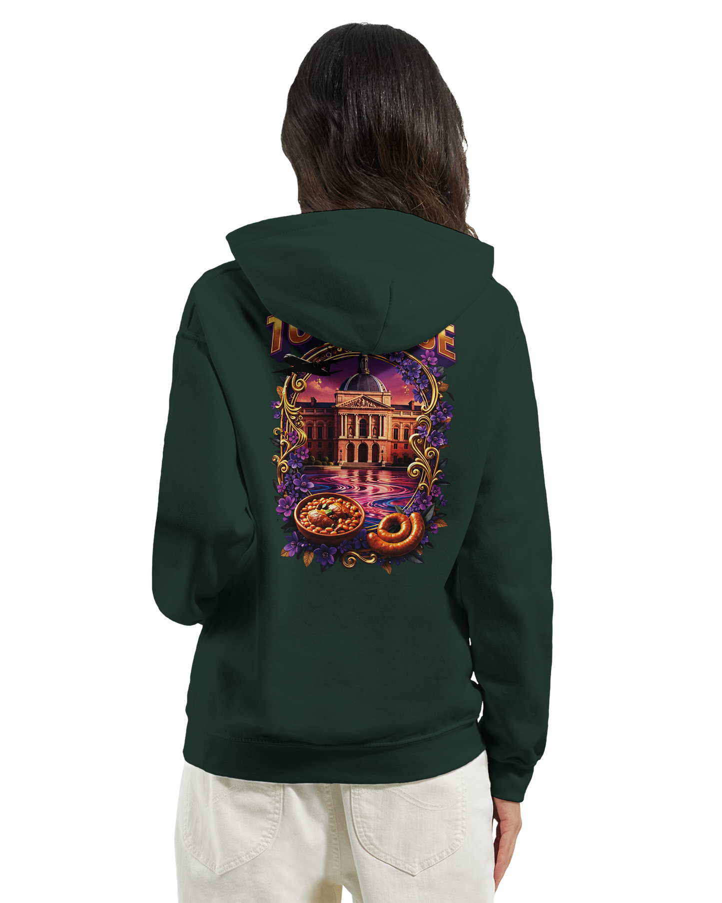 Unisex-Kapuzenpullover Toulouse Stadt Frankreich klassisch | Gildan® 18500