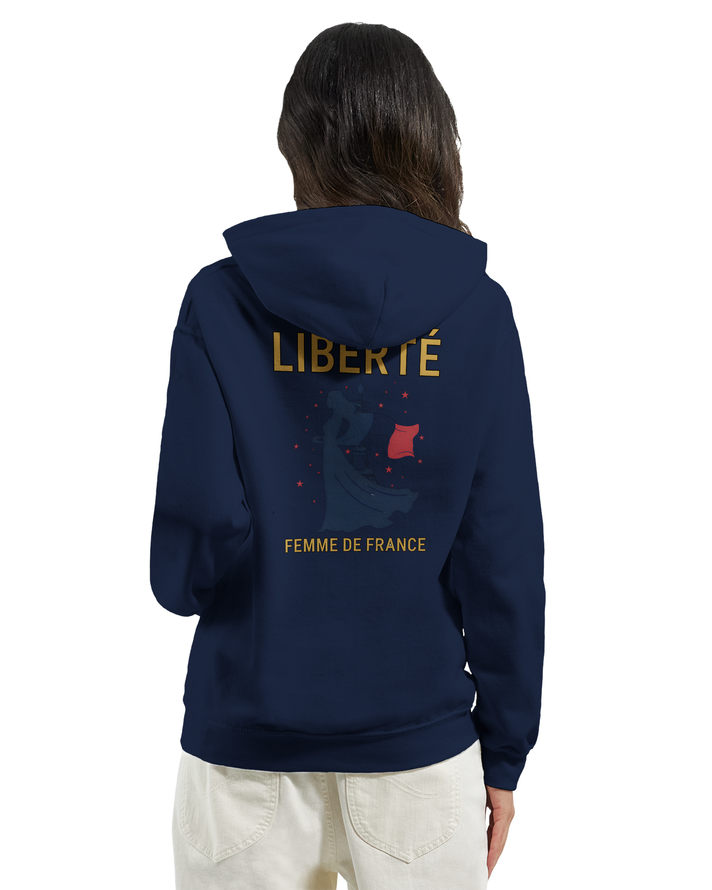 Kapuzenpullover Freiheit Damen French Classic Stil | Gildan® 18500