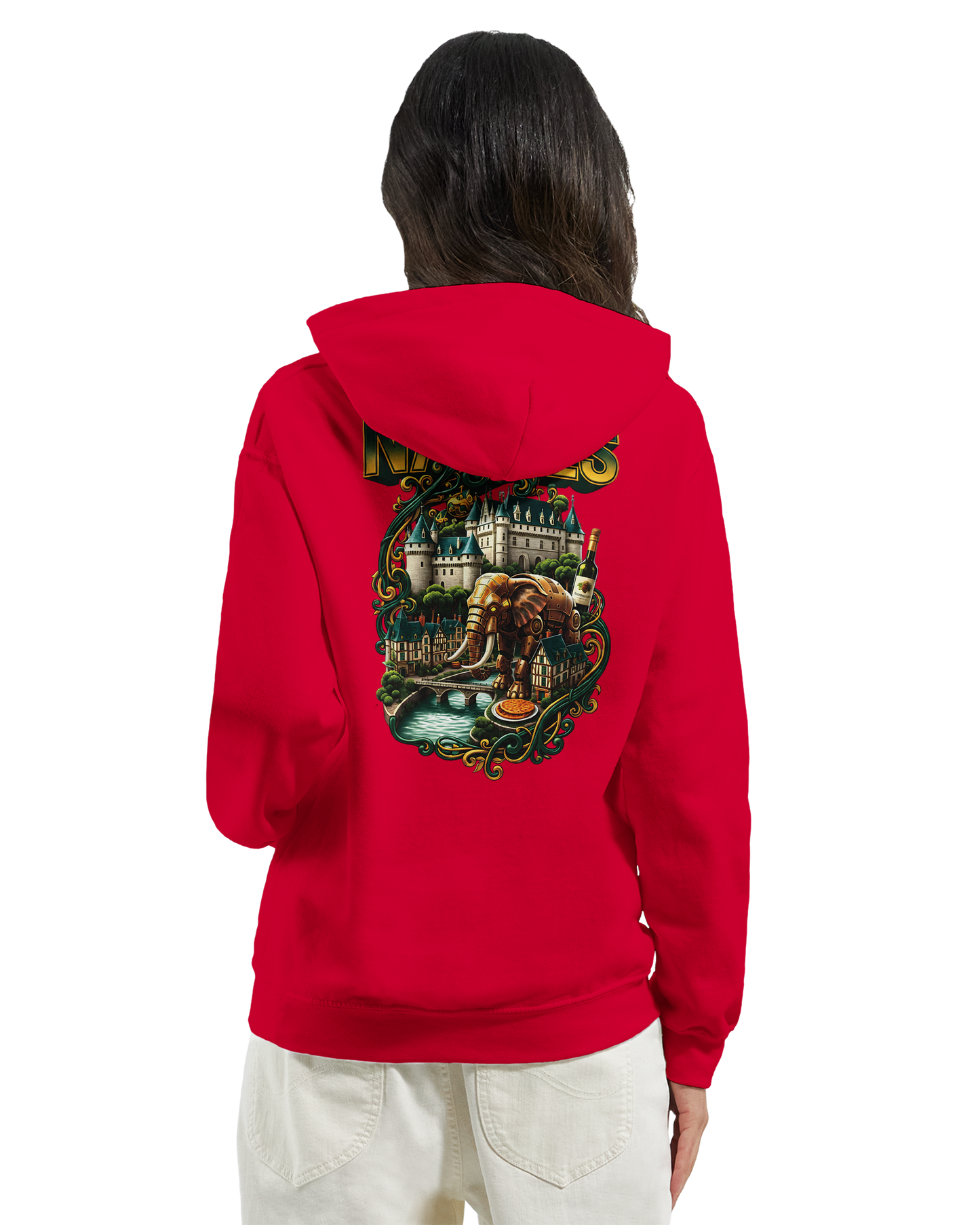 Unisex-Kapuzenpullover Nantes Stadt Frankreich klassisch | Gildan® 18500